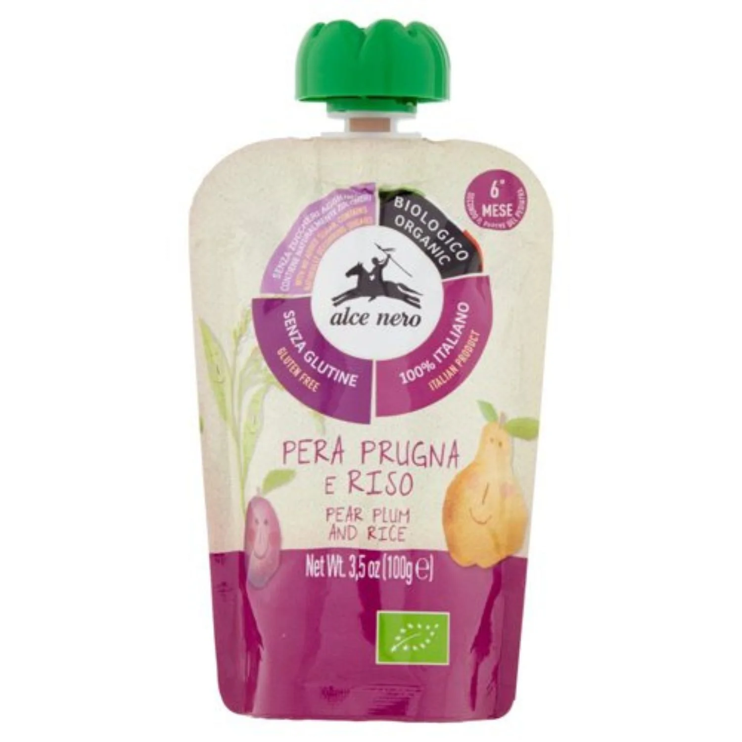 Alce Nero - Purea Di Frutta Doypack 100gr - Image 4