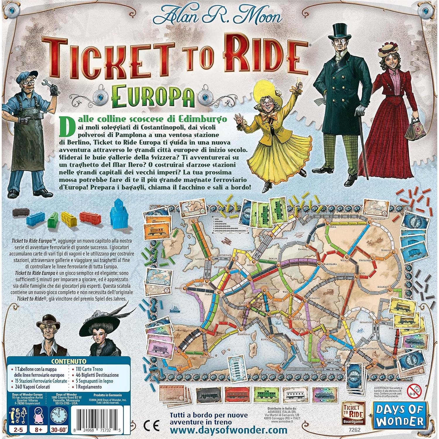 Asmodee - Ticket To Ride Europa - Image 3