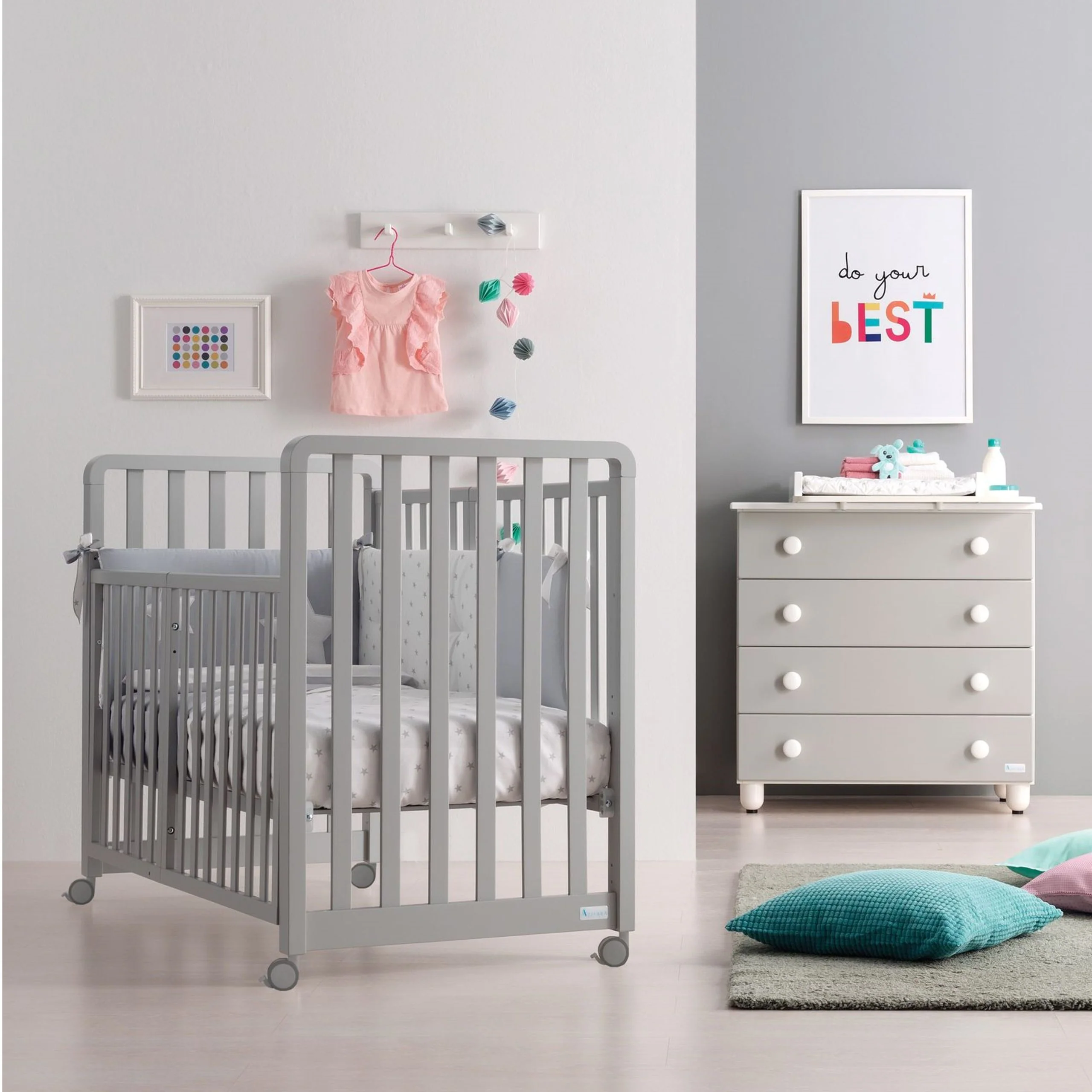 Azzurra Design - Lettino Glam  9 In 1 + Materasso + Completo Piumone Glam - Image 5