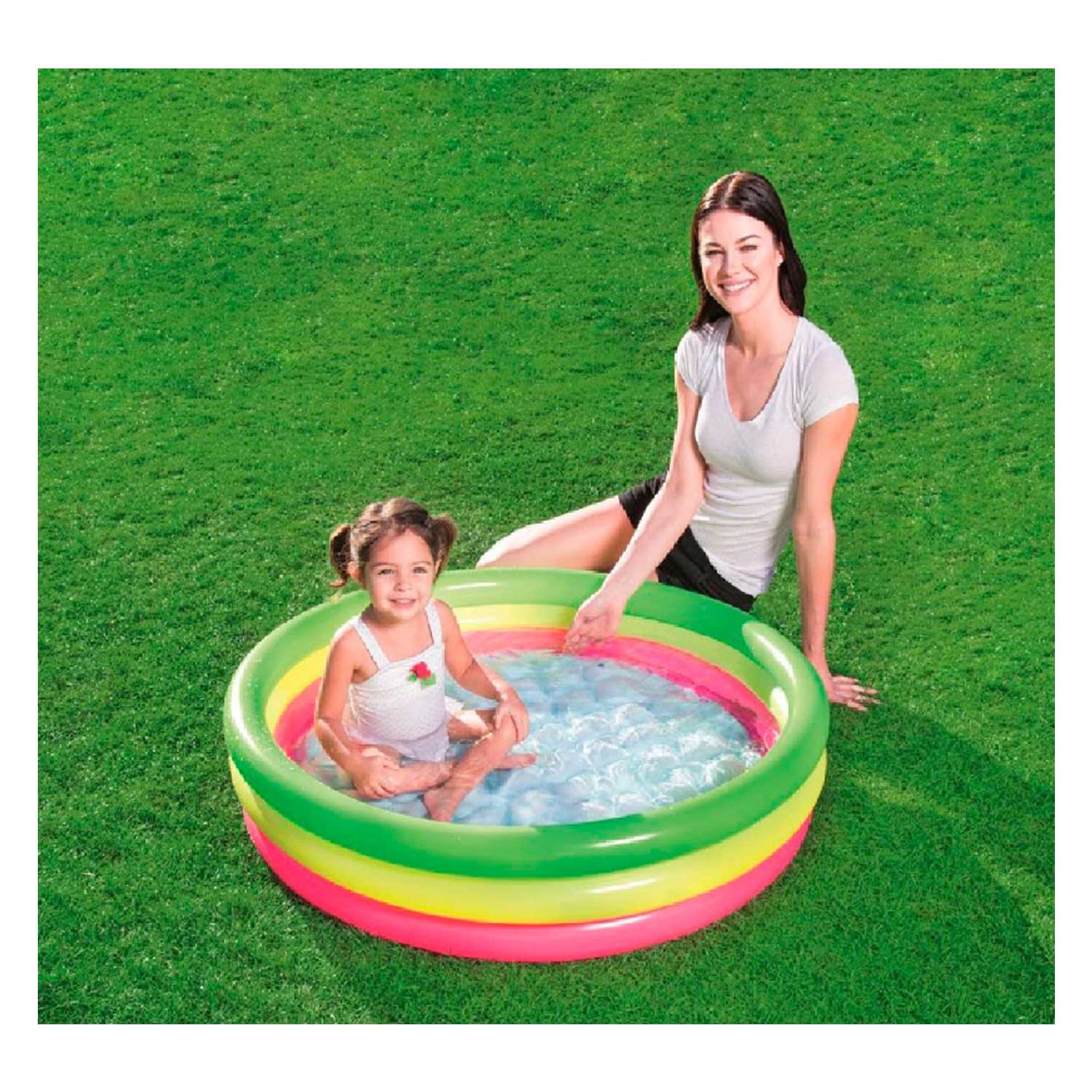 Bestway - Piscina Gonfiabile Colorata 102 x 25 cm - Image 3