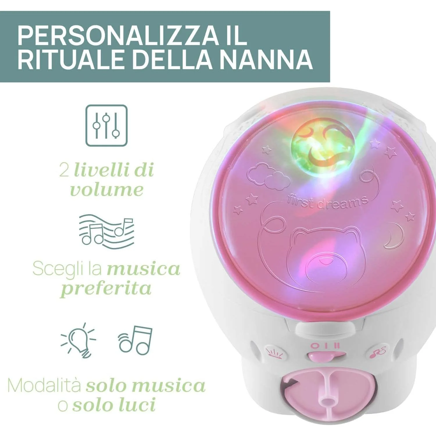 Chicco - First Dreams Proiettore Orso Polare - Image 7