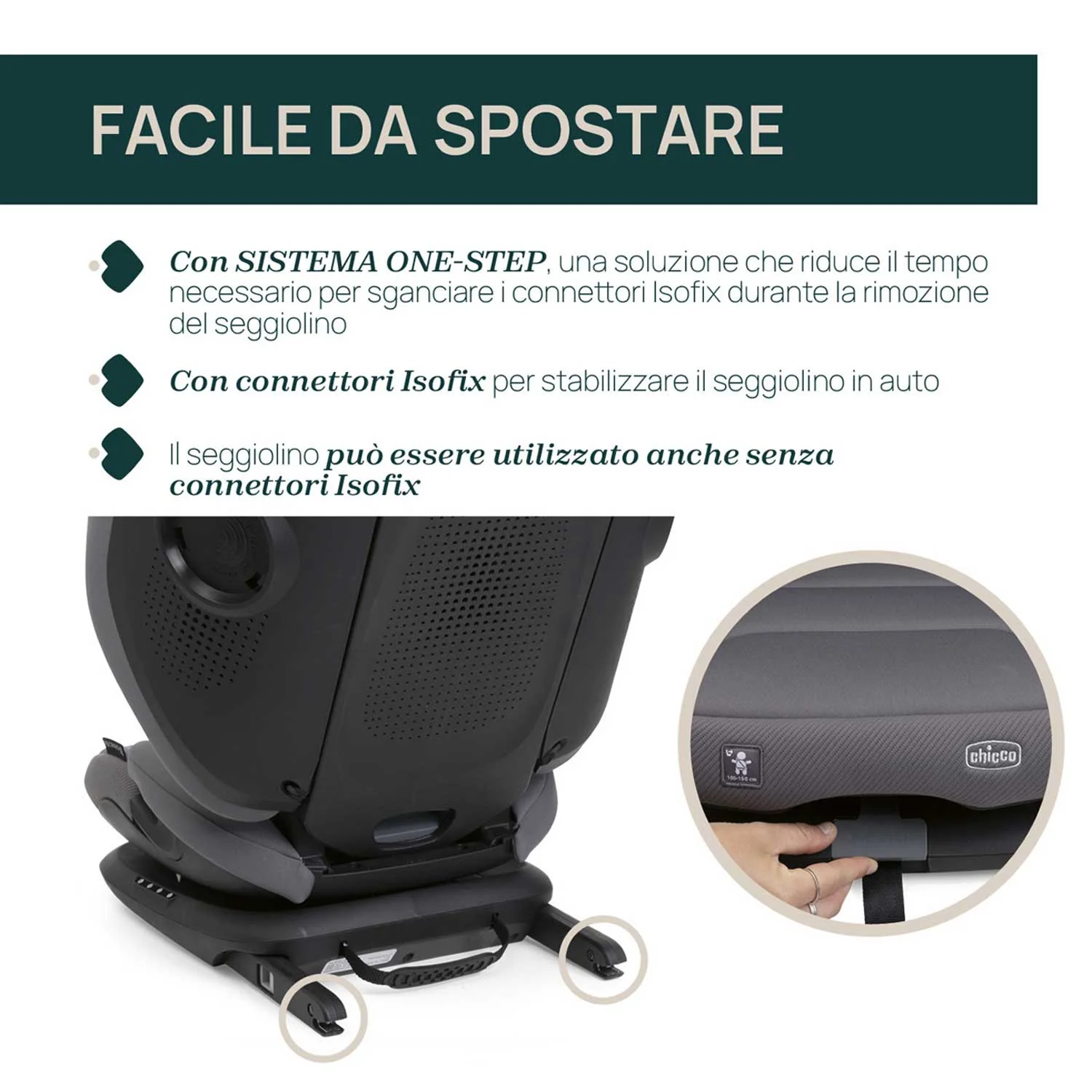 Chicco - Seggiolino Auto Fold&Go S ISize - Image 3