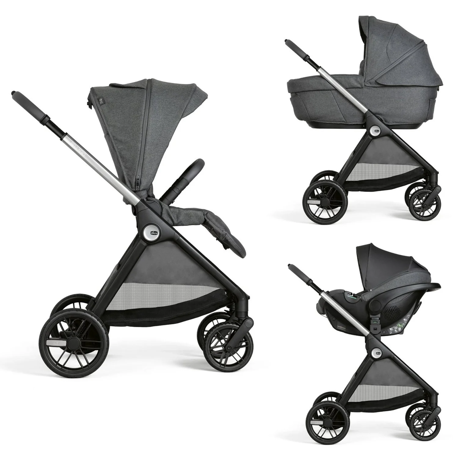 Chicco - Trio Bellagio Comfort Con Seggiolino Auto Kory Isize Plus - Image 17