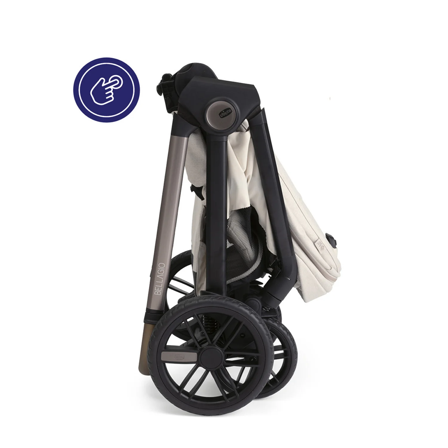 Chicco - Trio Bellagio Comfort Con Seggiolino Auto Kory Isize Plus - Image 5