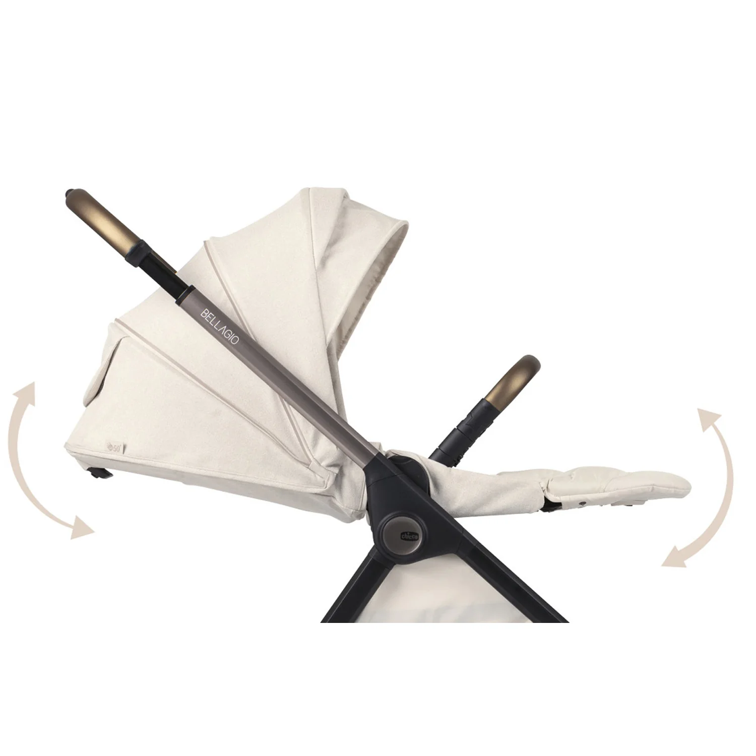 Chicco - Trio Bellagio Flexi Con Seggiolino Auto First Seat Recline Isize - Image 4