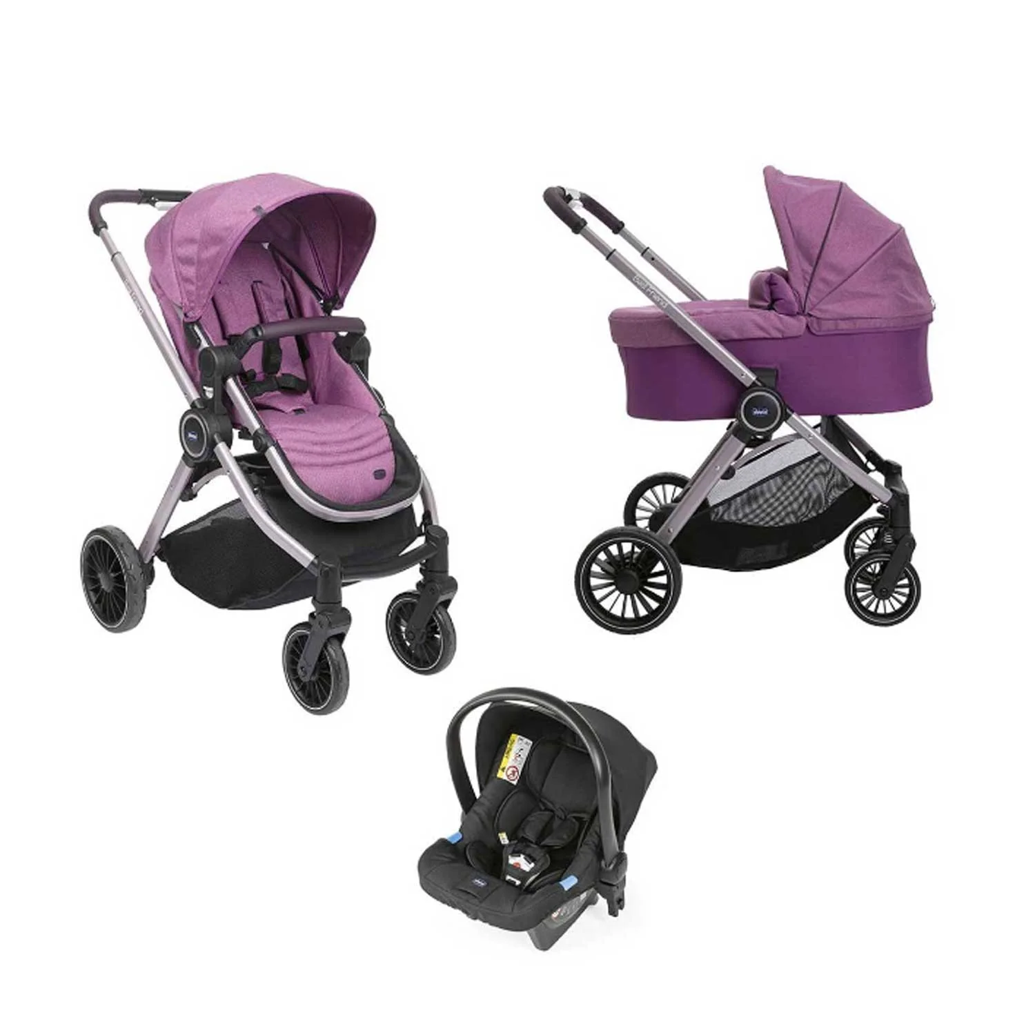 Chicco - Trio Best Friend Pro Light + Seggiolino Auto Kory Isize R129 - Image 8