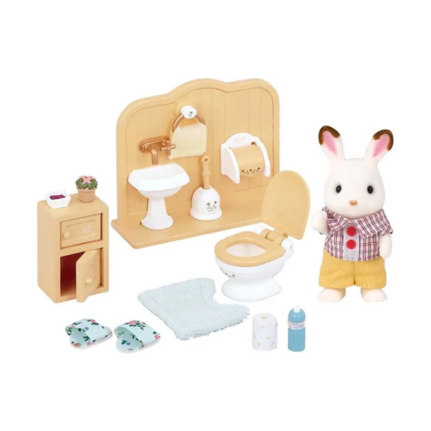 Epoch - Sylvanian Families: Fratello Coniglio Cioccolato E Bagno - Image 2