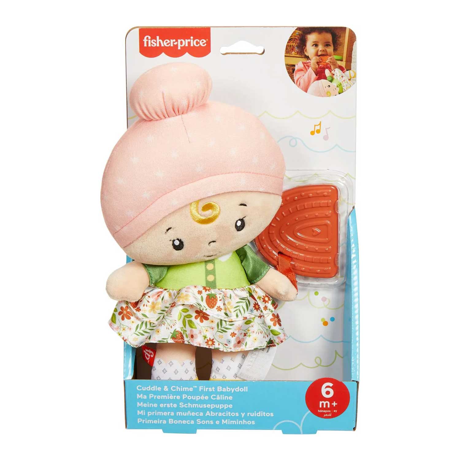 Fisher Price - Bambolina Coccole E Abbracci HXK44 - Image 3