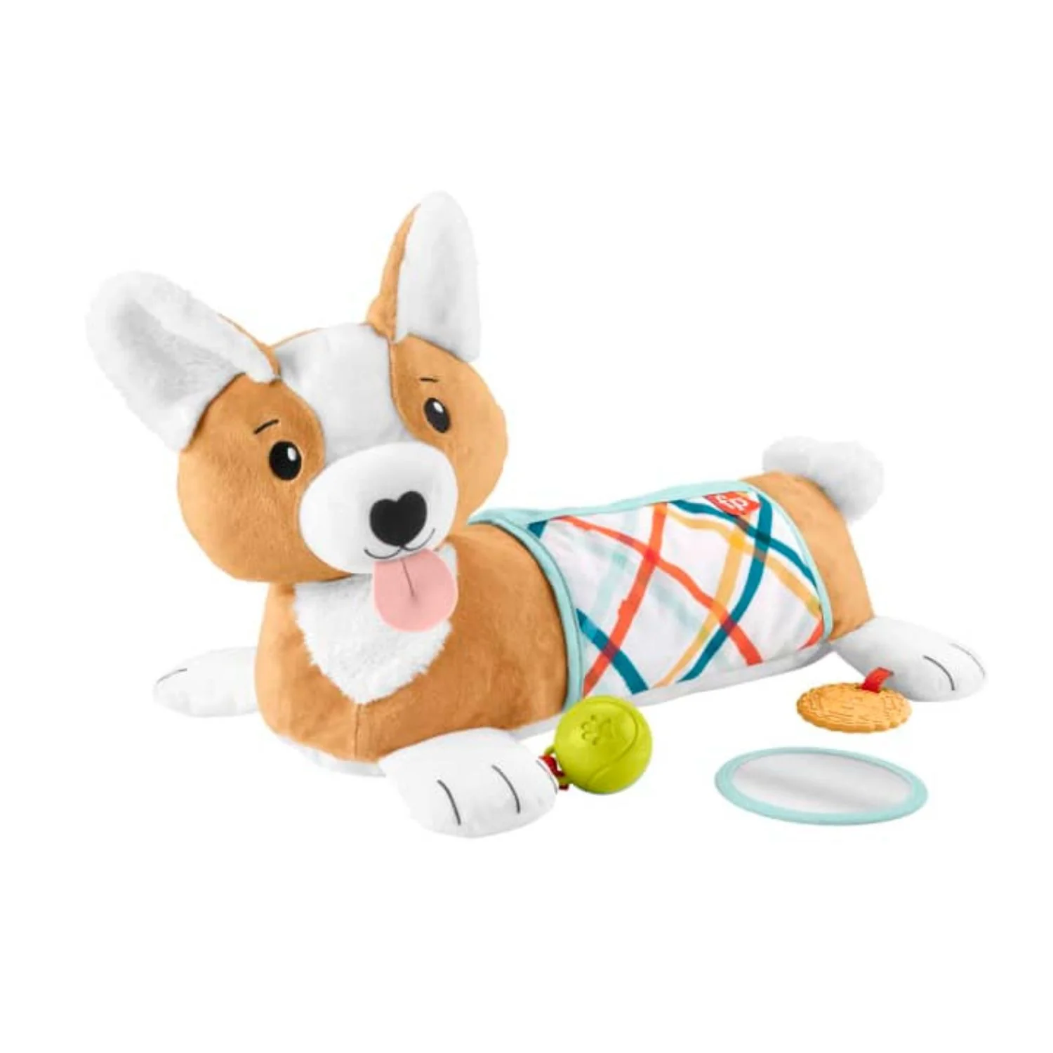 Fisher Price - Cuscino Corgi Tummy Time 3 In 1 HJW10 - Image 2
