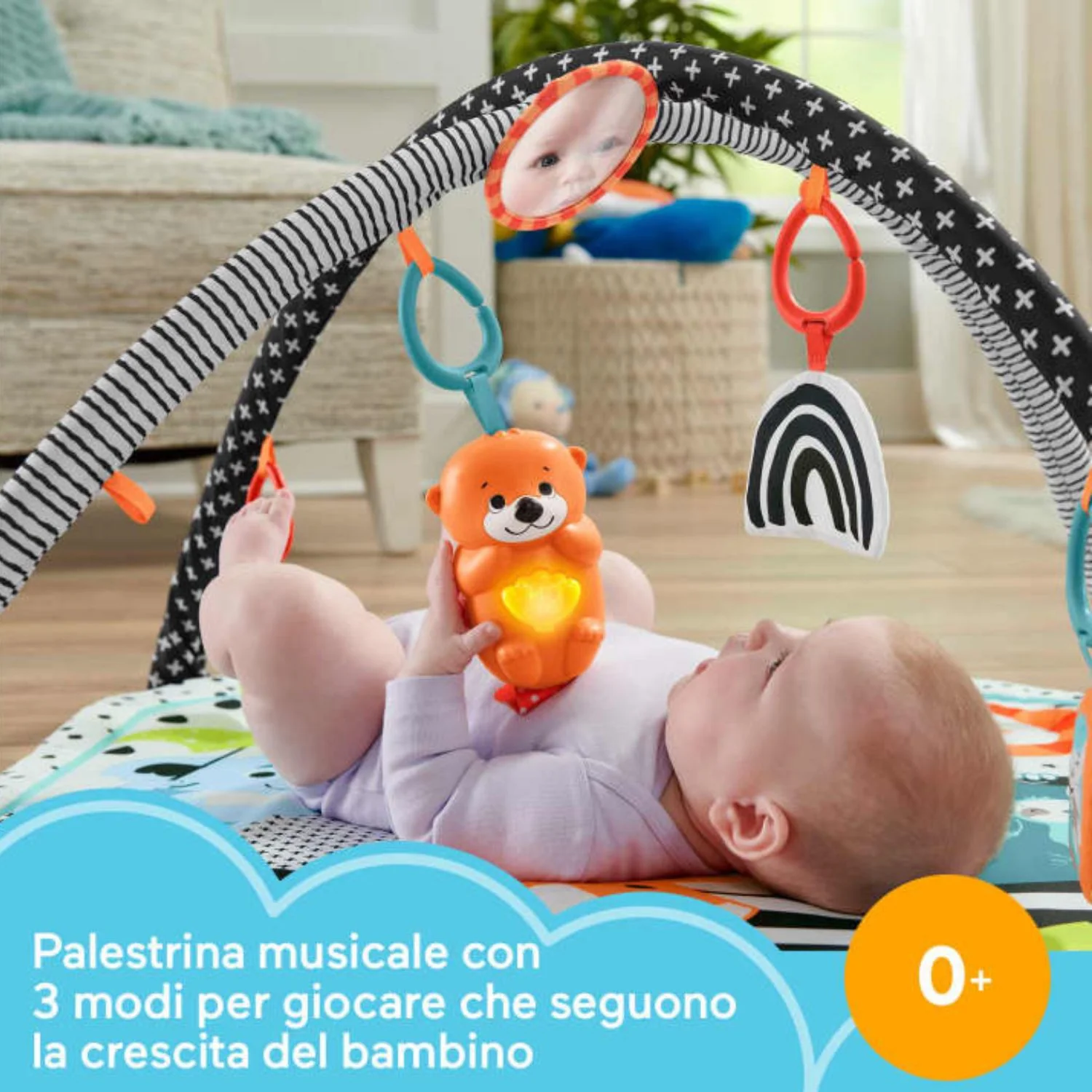Fisher Price - Palestrina Luci E Suoni Degli Amici Animali 3 In 1 HBP41 - Image 3