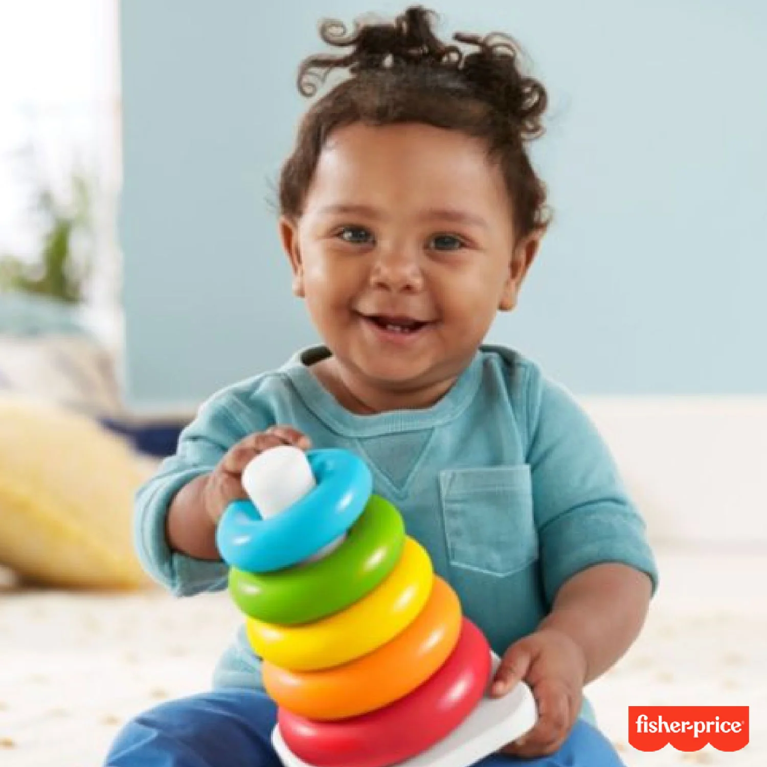 Fisher-Price - Piramide 5 Anelli Eco GRF09 - Image 3