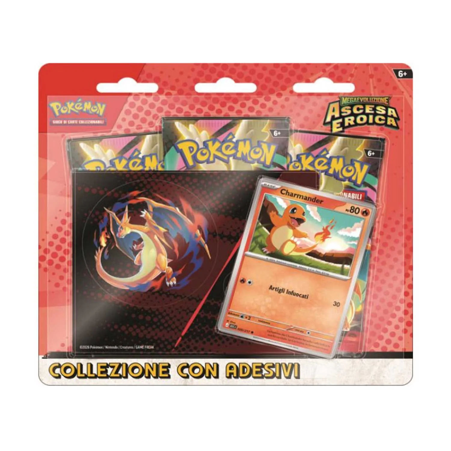 Gamevision - Pokemon Collezione Con Adesivo Megaevoluzione Ascesa Eroica