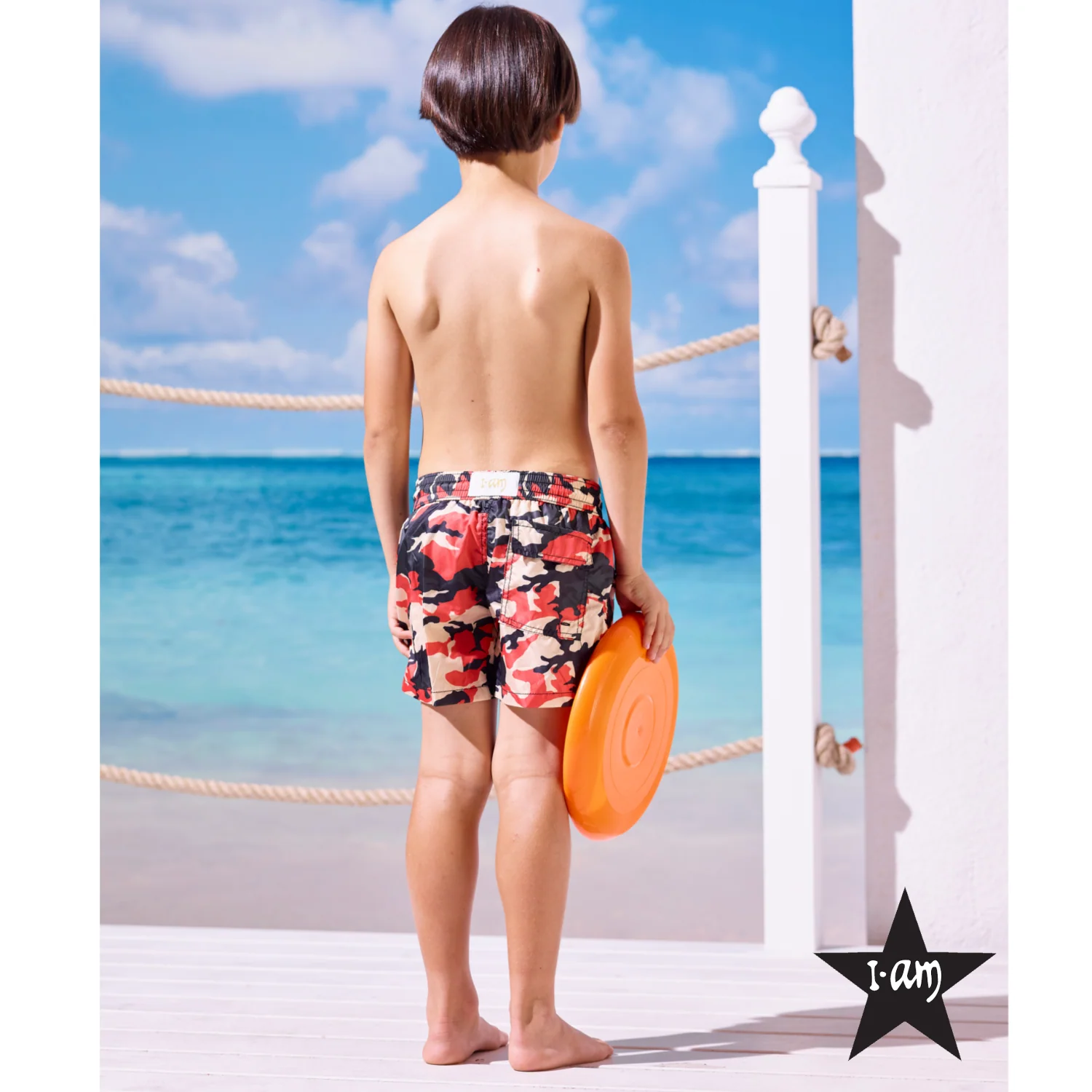 I Am Bikini - Costume Bermuda Militare Bambino Junior - Image 2