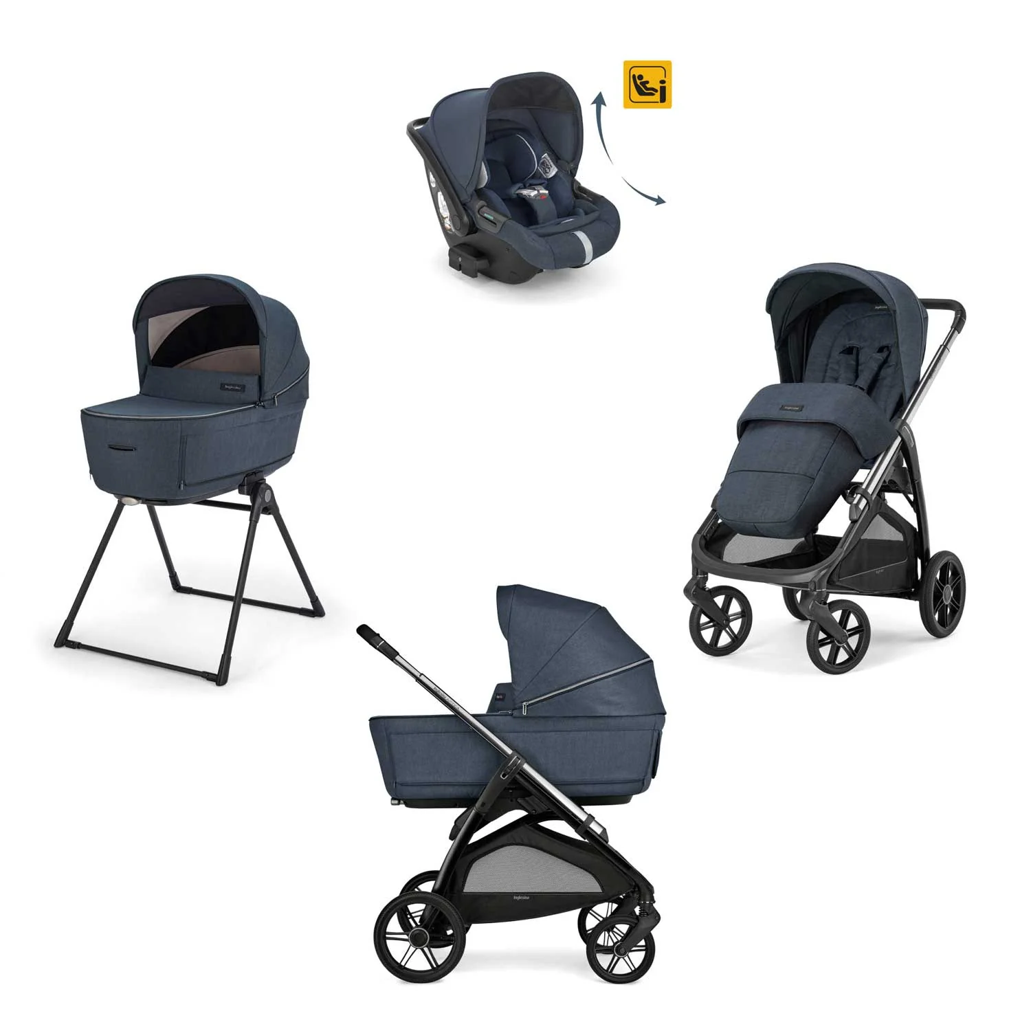 Inglesina - Trio Aptica Con Seggiolino Auto Darwin Recline - Image 12