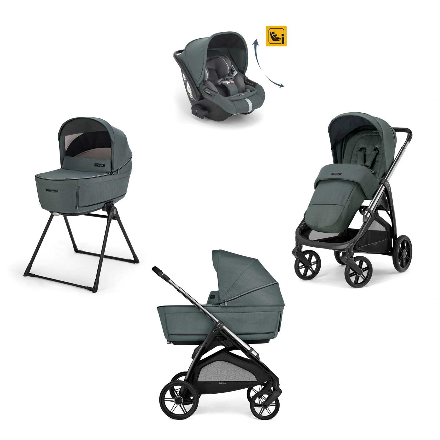 Inglesina - Trio Aptica Con Seggiolino Auto Darwin Recline - Image 14