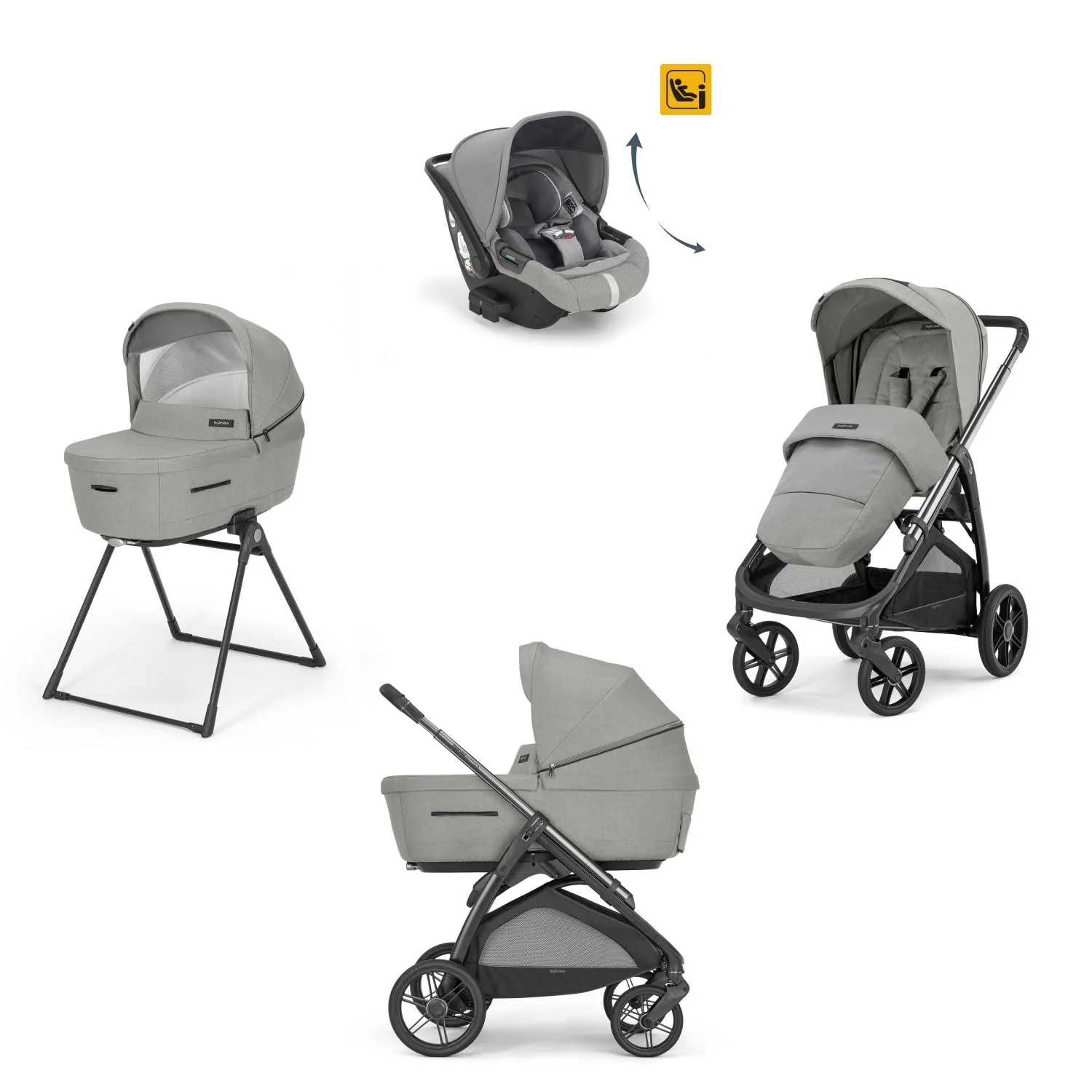 Inglesina - Trio Aptica Con Seggiolino Auto Darwin Recline - Image 7