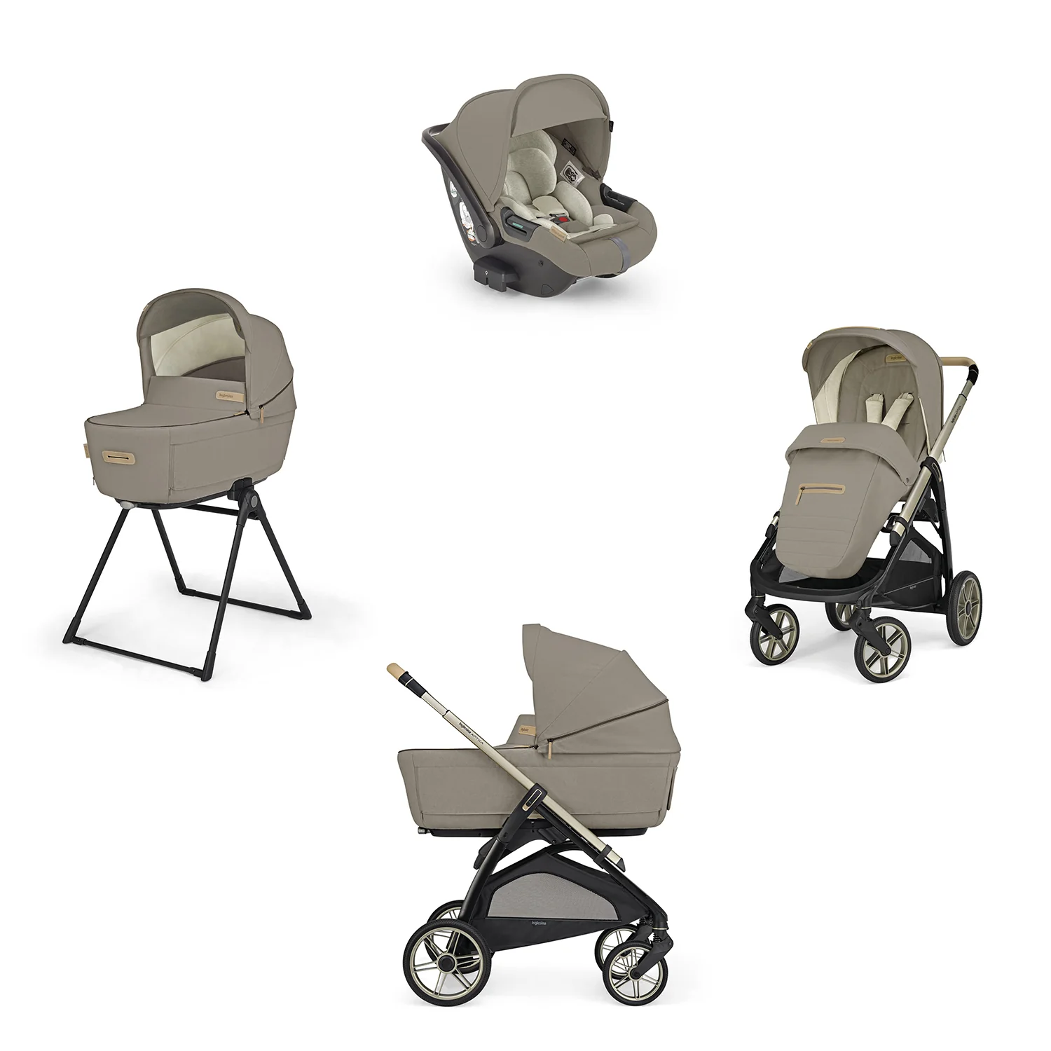 Inglesina - Trio Aptica System Quattro Element  con Darwin Infant Recline