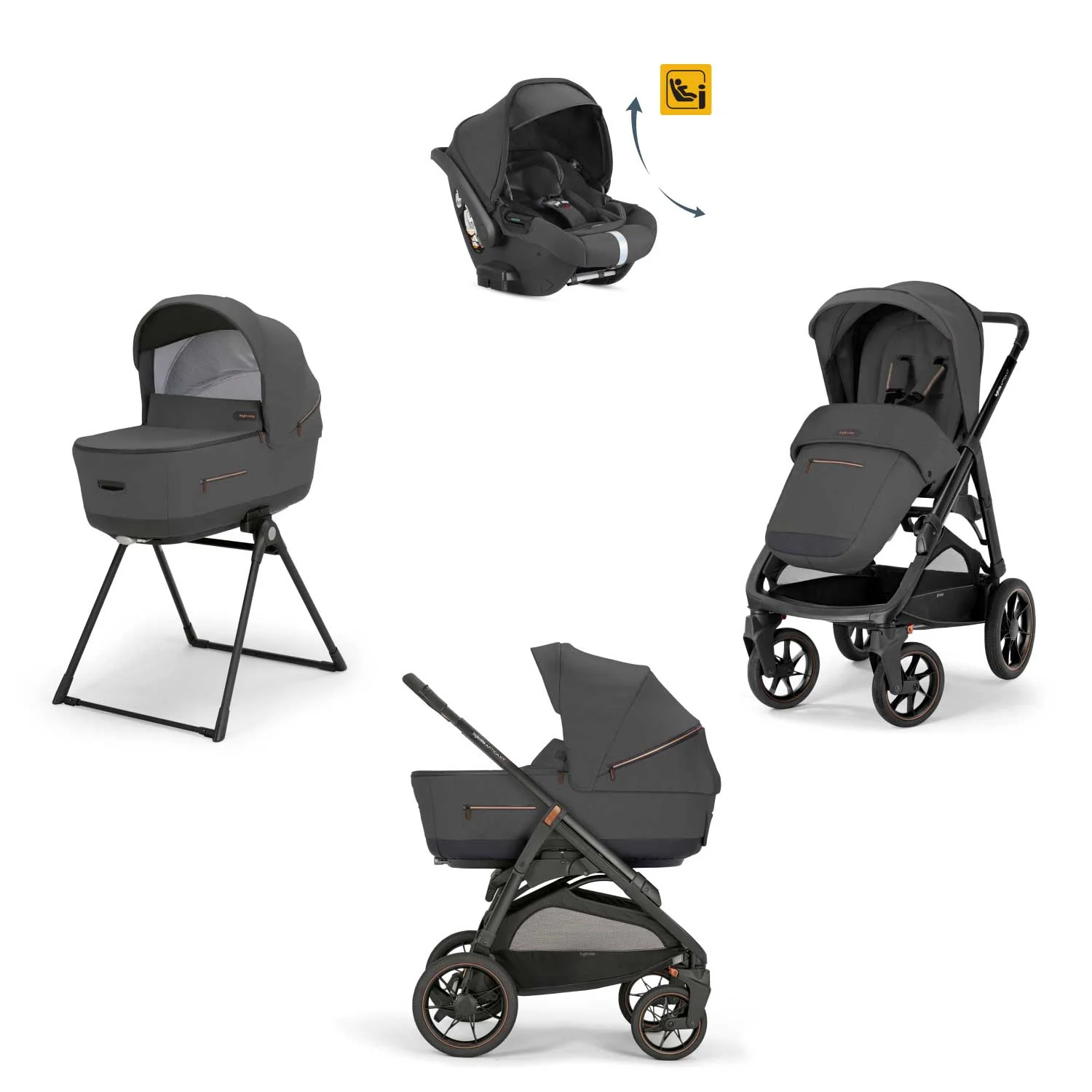 Inglesina - Trio Aptica XT Con Seggiolino Auto Darwin Recline - Image 8