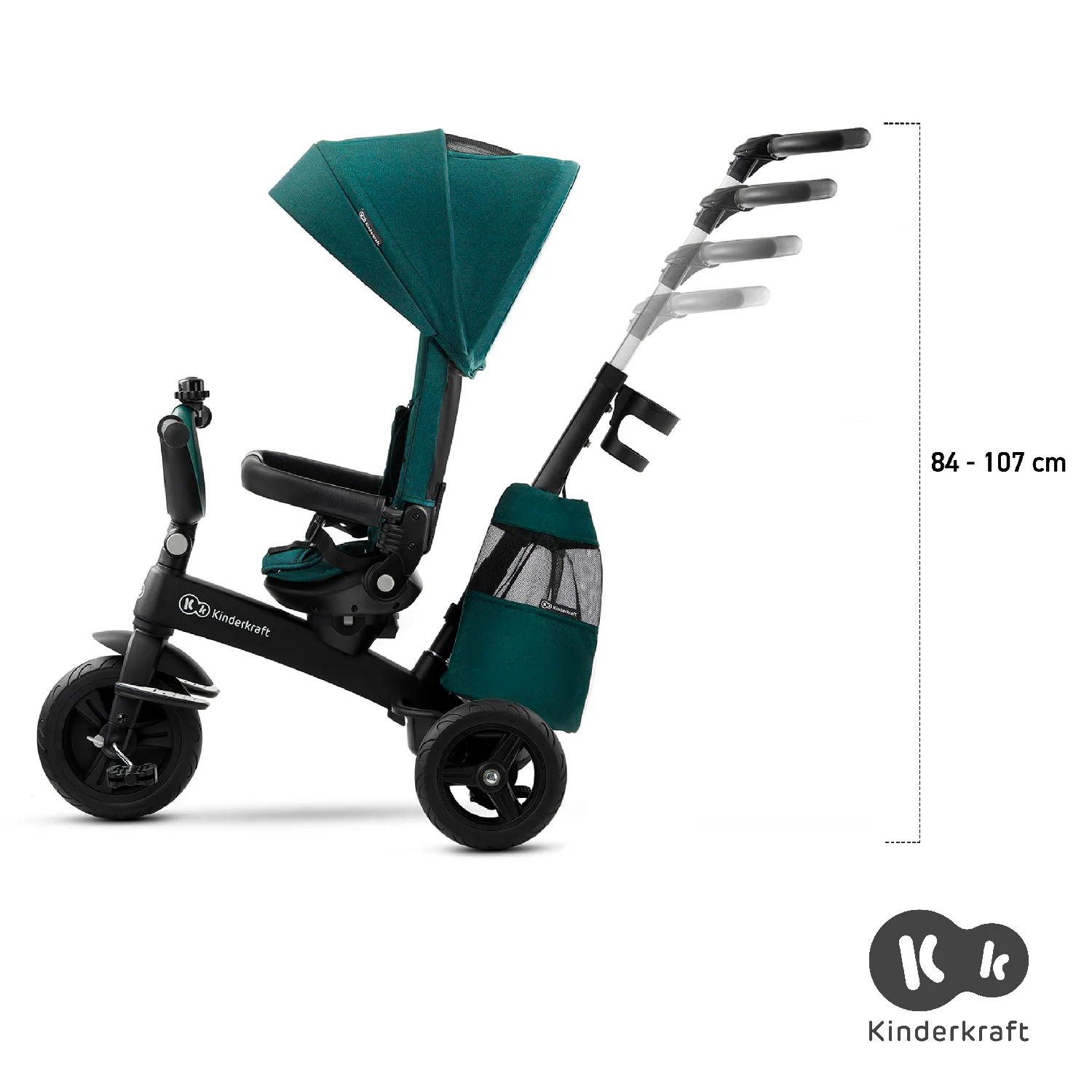Kinderkraft - Triciclo EasyTwist da 9 mesi a 5 anni - Image 11