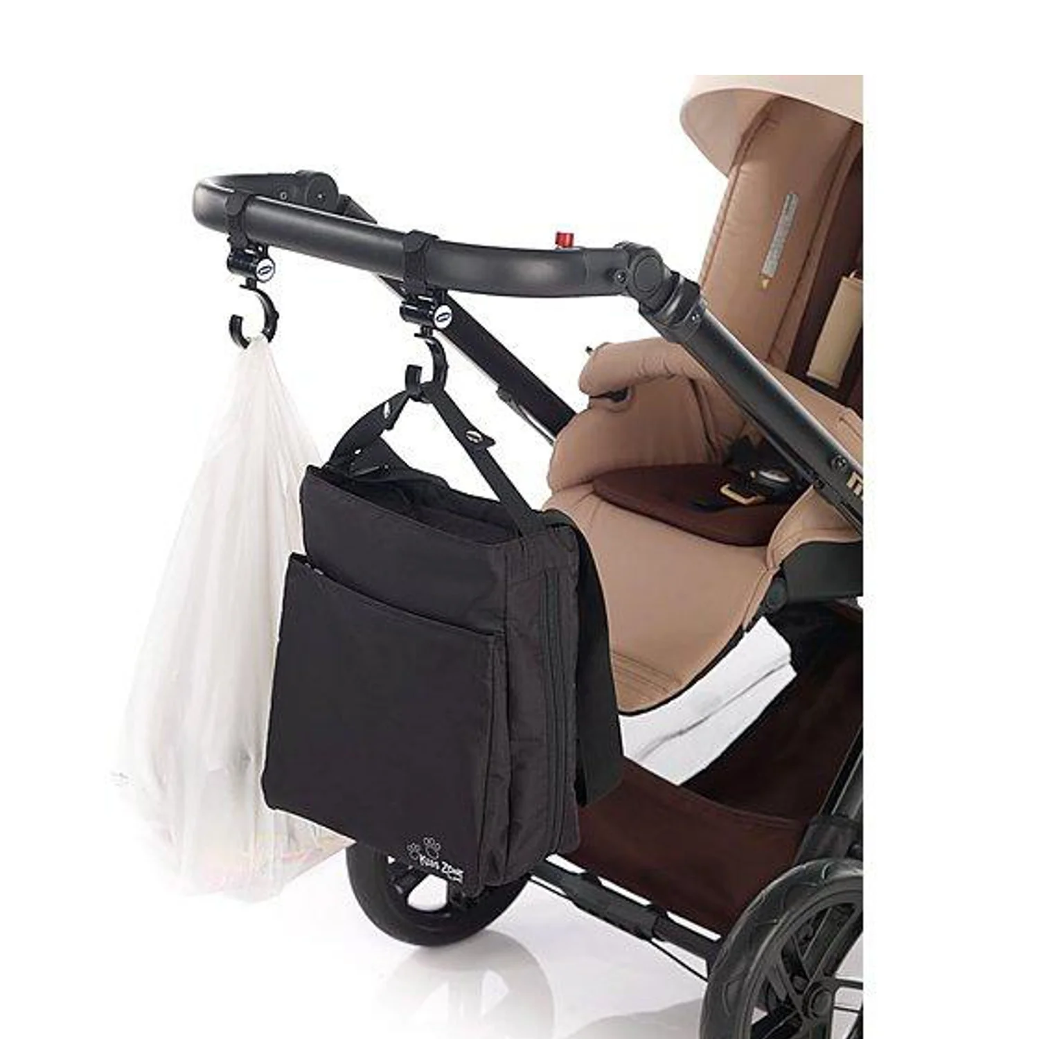Janè - Ganci Multifunzione Universali per passeggini - culle - auto 2 PZ - Image 2