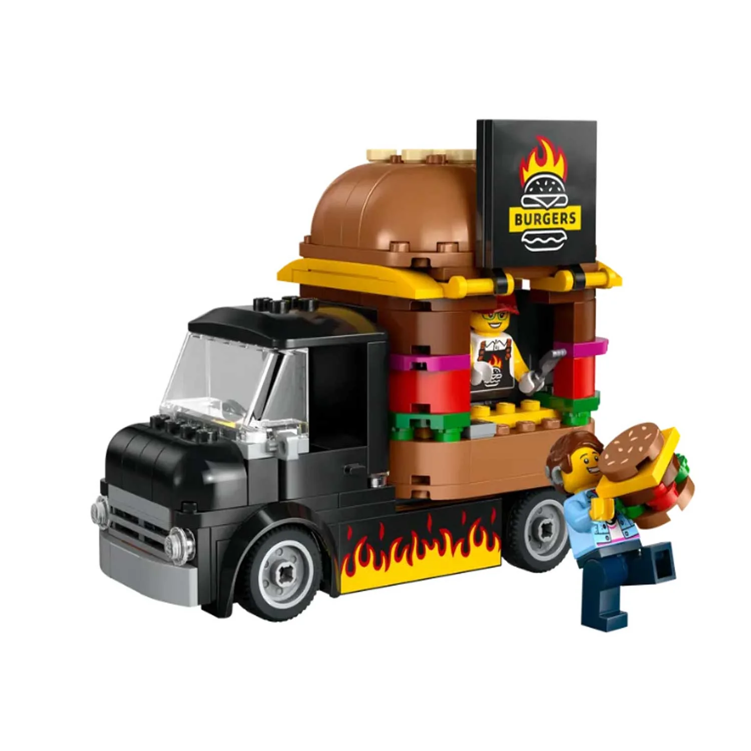 LEGO - City Great Vehicles Furgone Degli Hamburger 60404 - Image 3