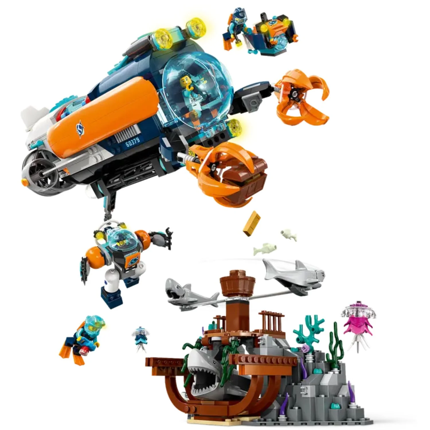 LEGO - City Sottomarino per esplorazioni abissali 60379 - Image 3