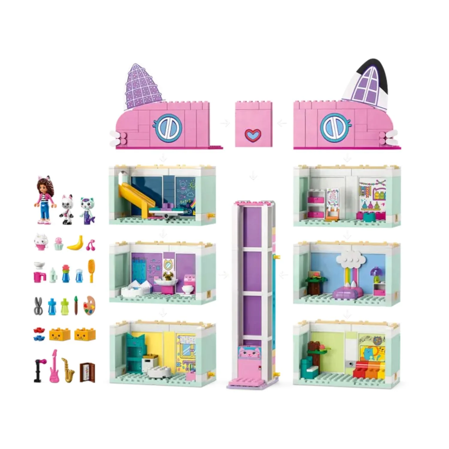LEGO - Gabby's Dollhouse La casa delle bambole di Gabby 10788 - Image 3
