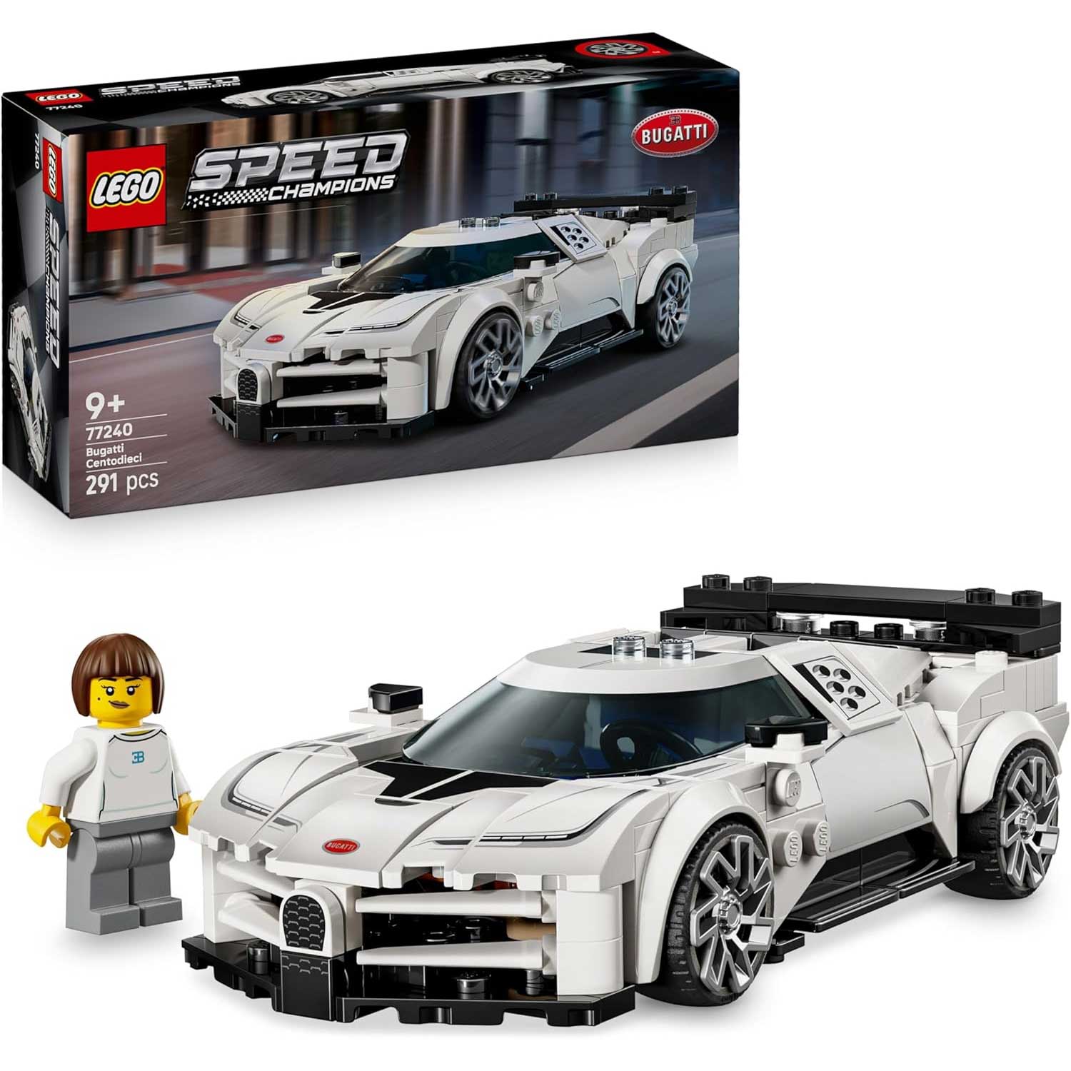 LEGO - Speed Champions Hyper Sports Car Bugatti Centodieci 77240 - Image 2
