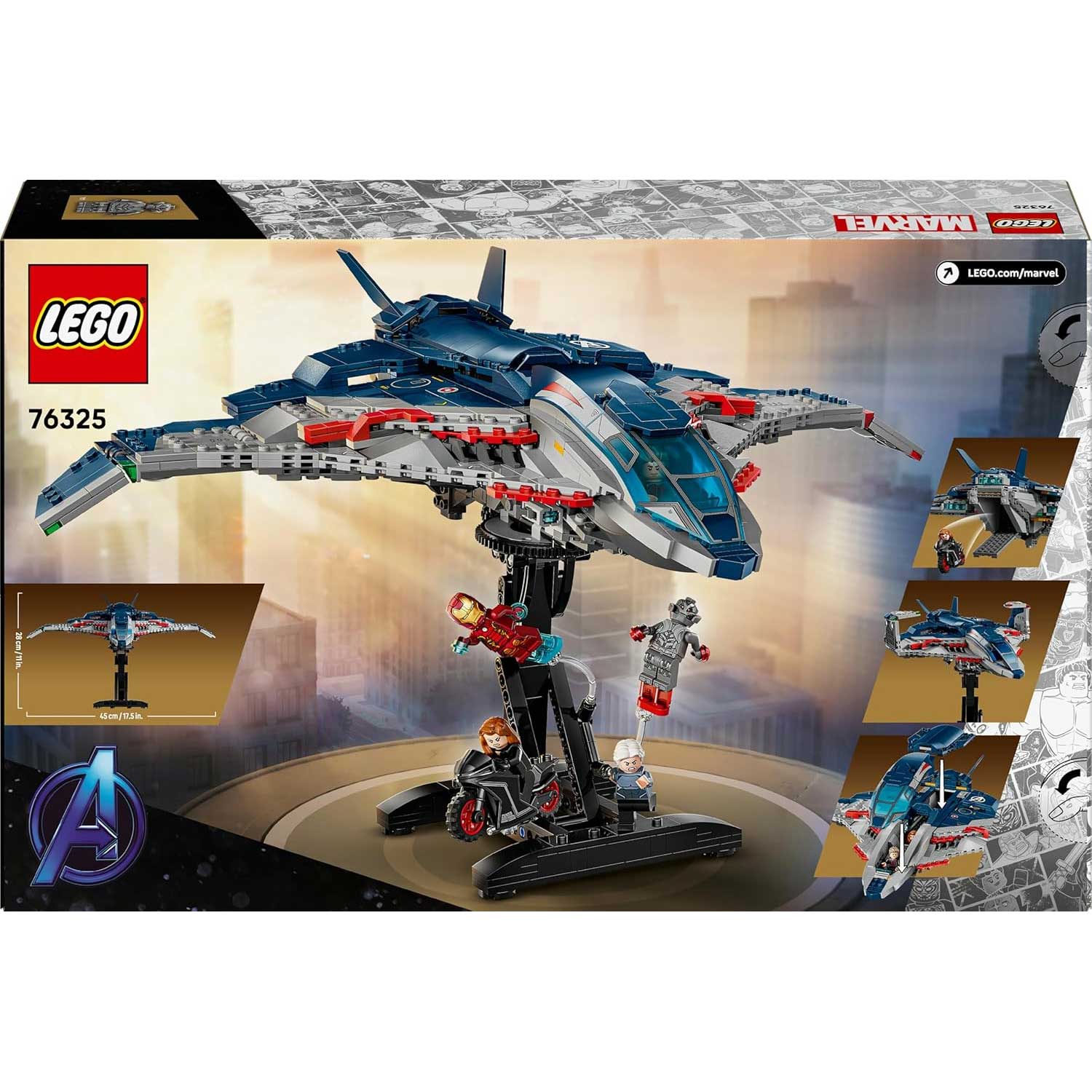 LEGO - Super Heroes Marvel Quinjet Avengers: Age Of Ultron 76325 - Image 6