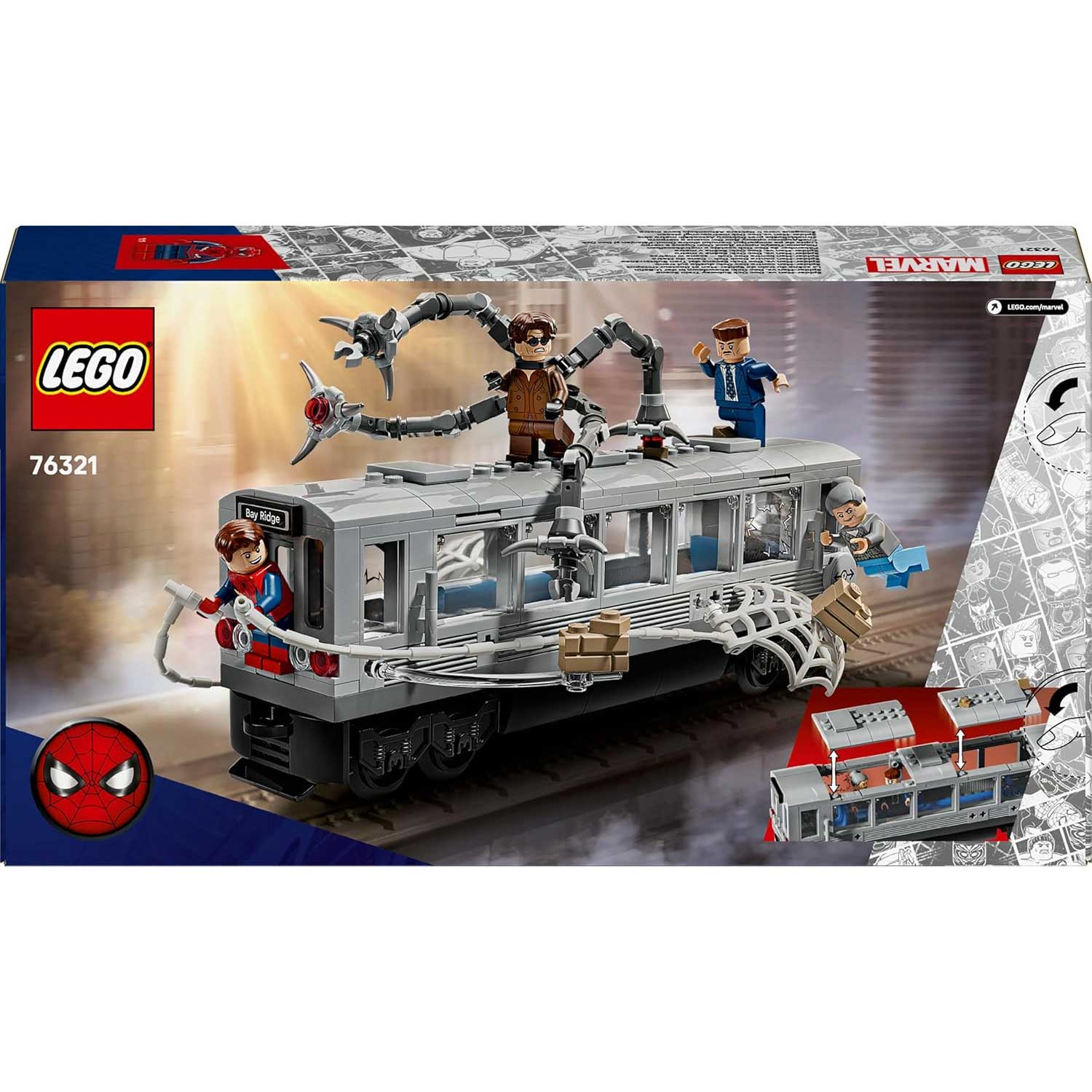 LEGO - Super Heroes Marvel Spider-Man Contro Doc Ock: Duello Sul Treno 76321 - Image 3