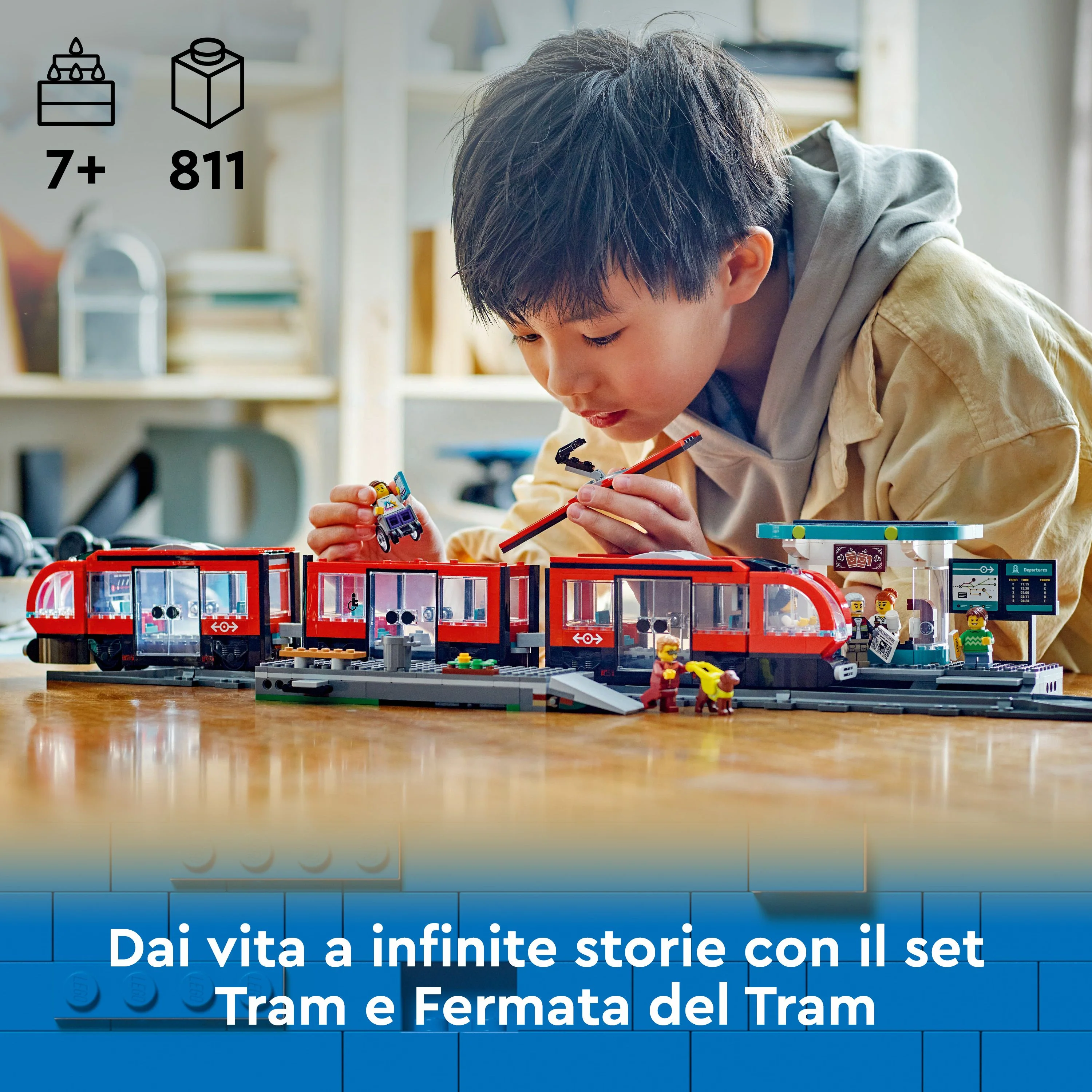 LEGO - Tram E Fermata Del Tram 60423 - Image 24