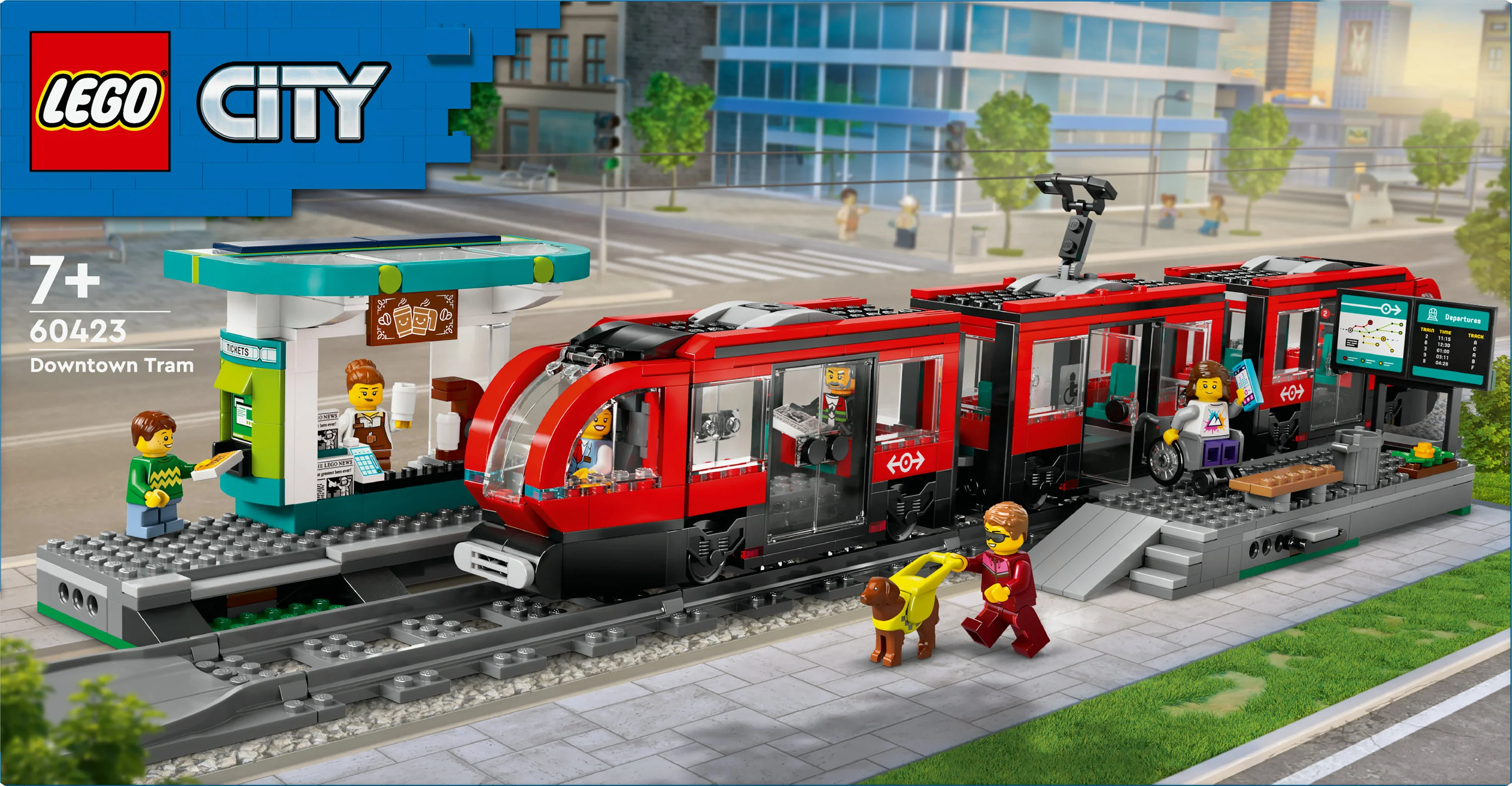 LEGO - Tram E Fermata Del Tram 60423 - Image 7