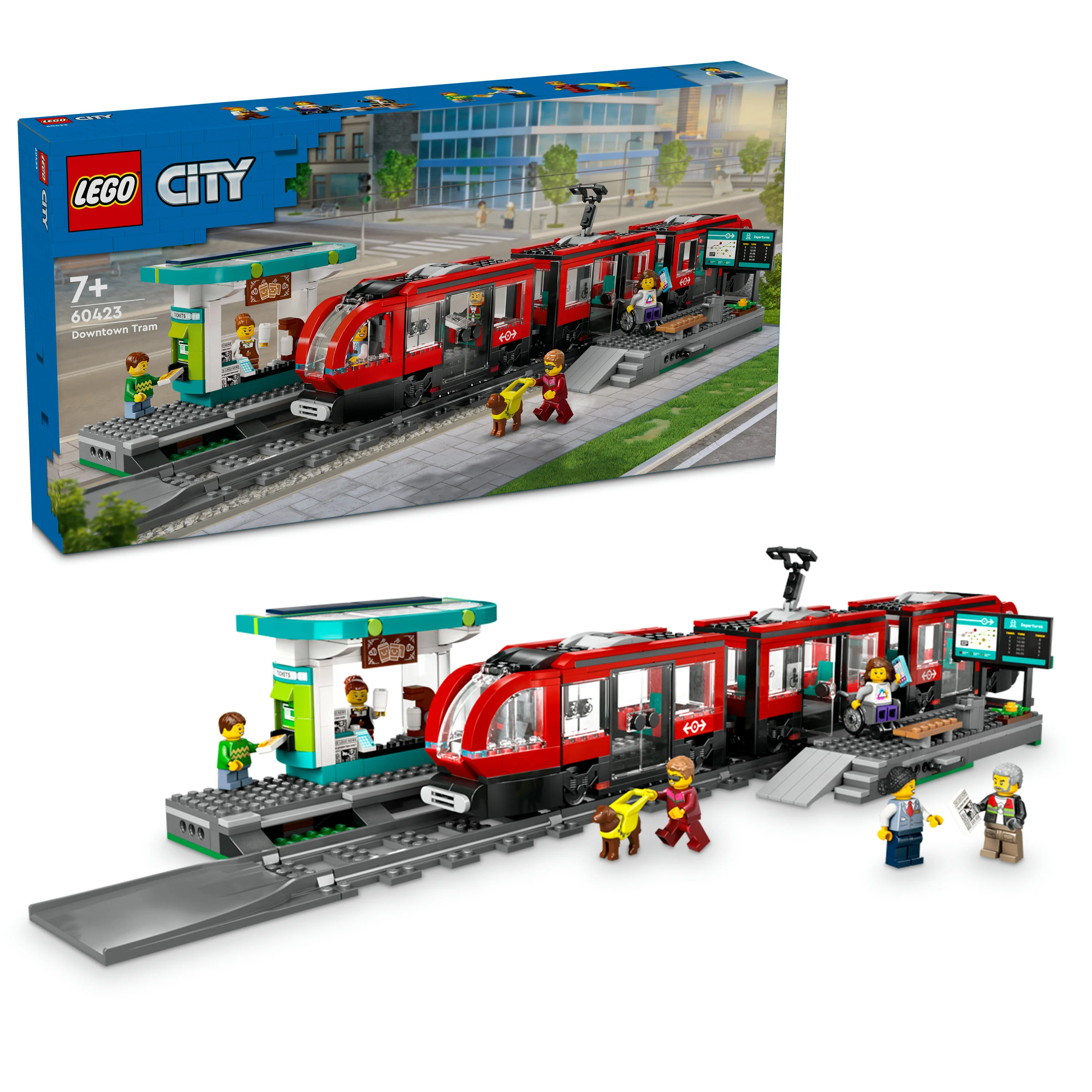 LEGO - Tram E Fermata Del Tram 60423 - Image 9