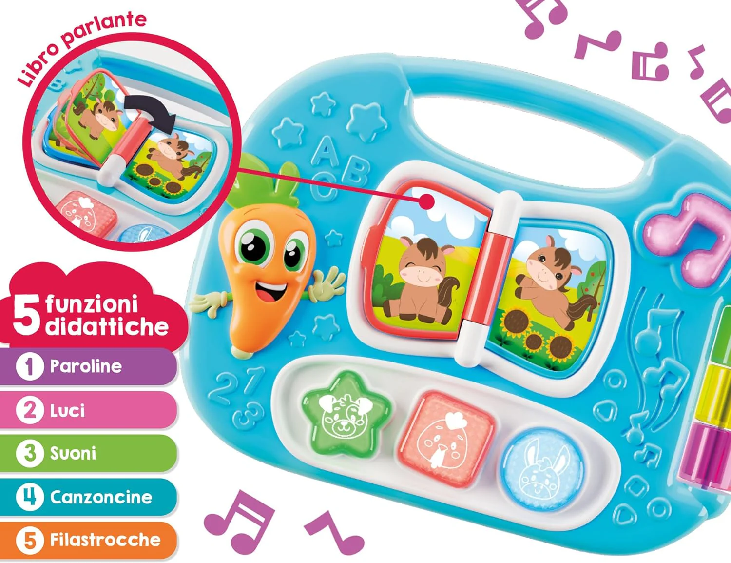 Lisciani - Carotina Baby - Mini Tavolino Educativo Fattoria - Image 3
