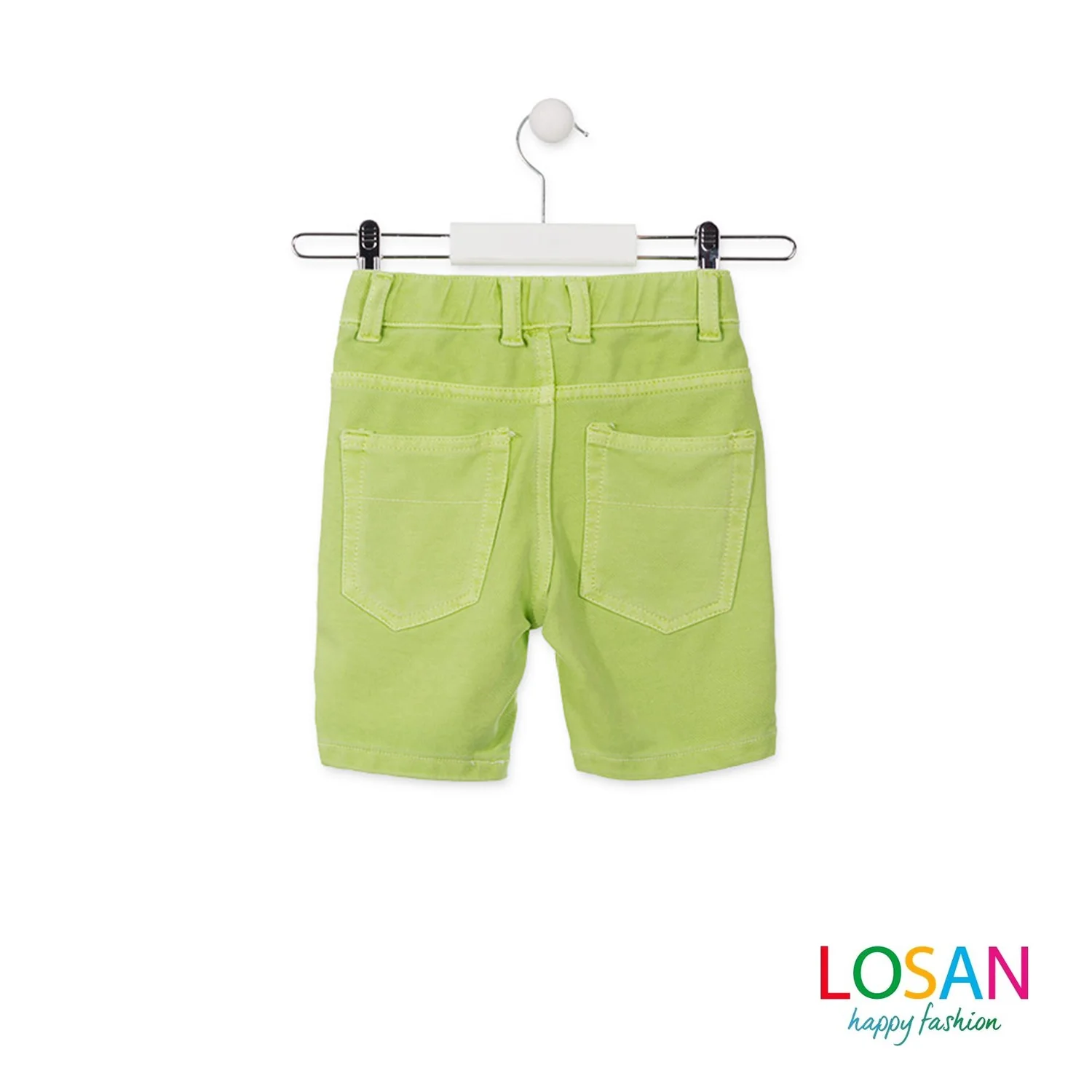 Losan - Bermuda verdi effetto jeans Junior - Image 2