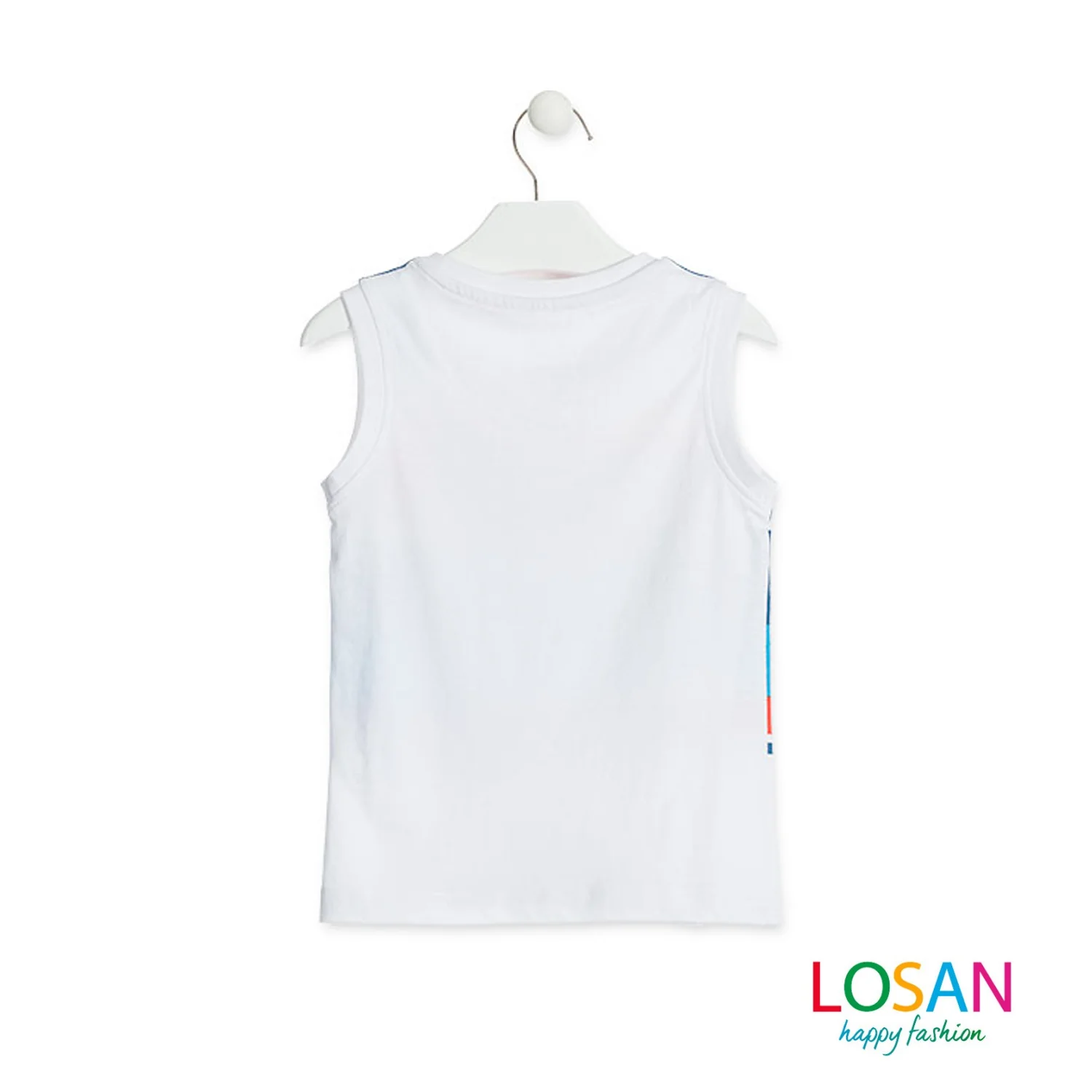 Losan - Canotta a Righe Stampate Bambino Junior ULTIMA TAGLIA 3 ANNI - Image 2