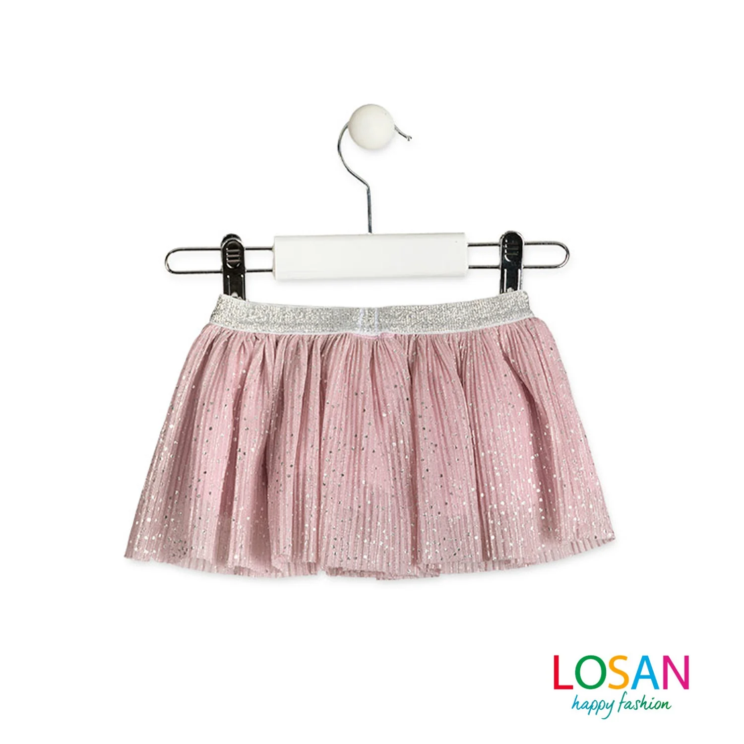 Losan - Gonna Rosa in Tulle Baby Bambina - Image 3