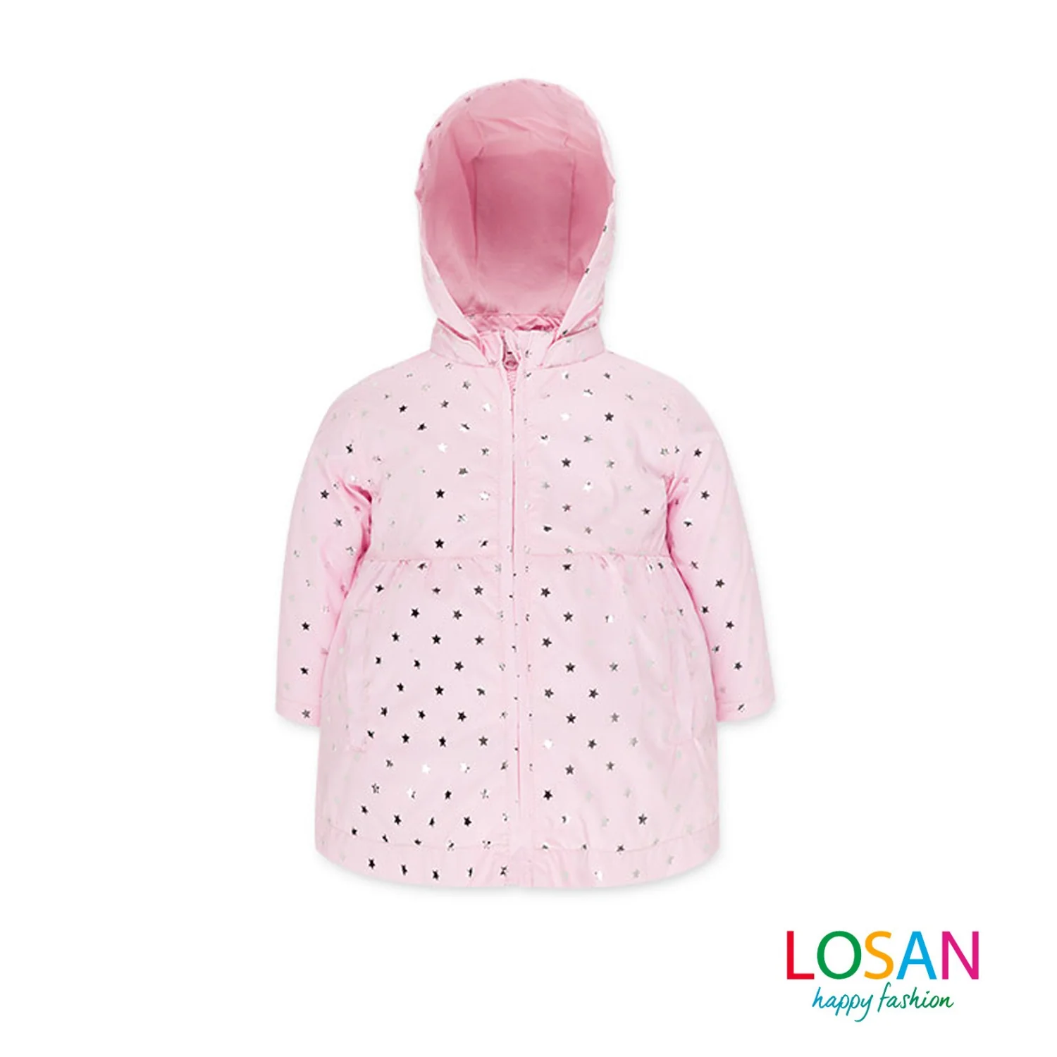 Losan - Parka Mezza Stagione a Stelle Baby Bambina - Image 2