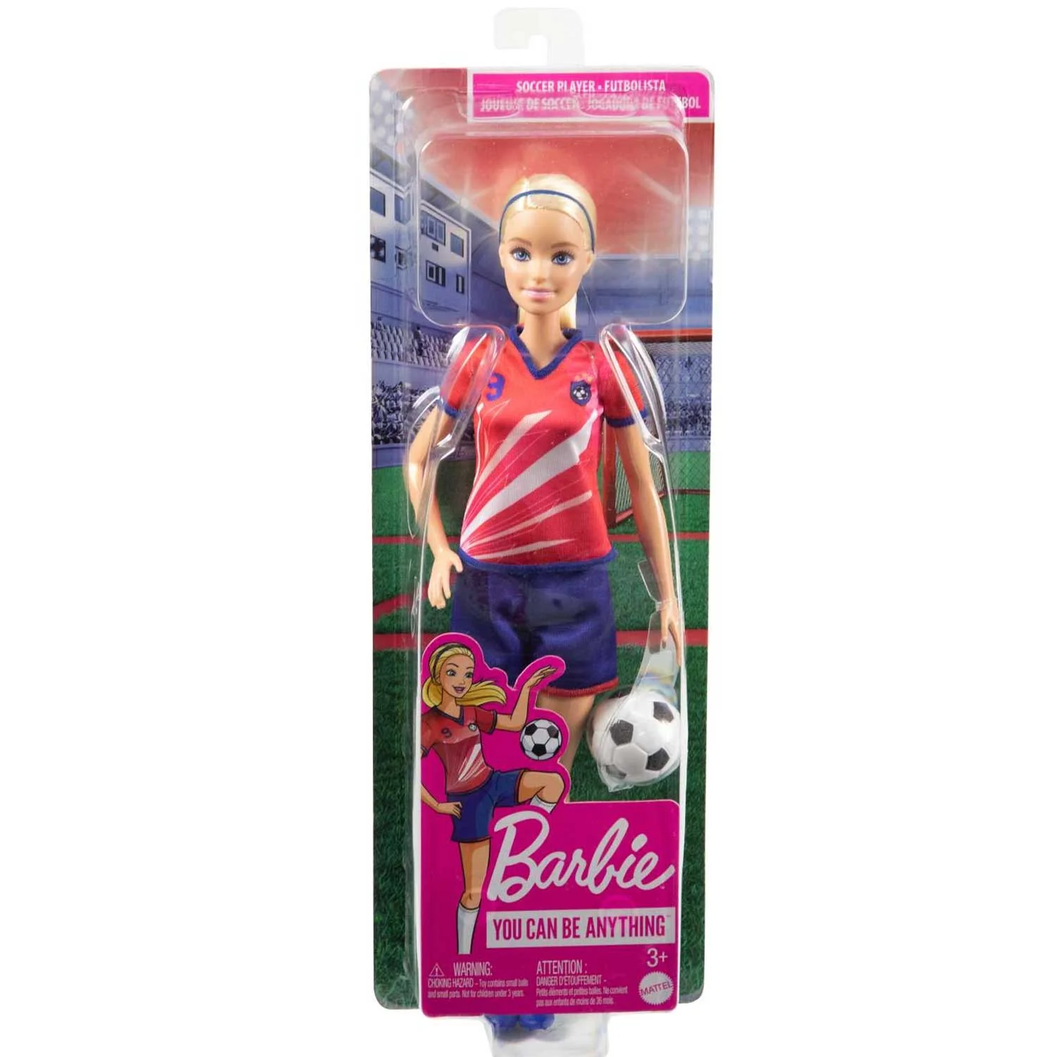 Mattel - Barbie Sport: Calciatrice Bambola Bionda HCN17 - Image 6