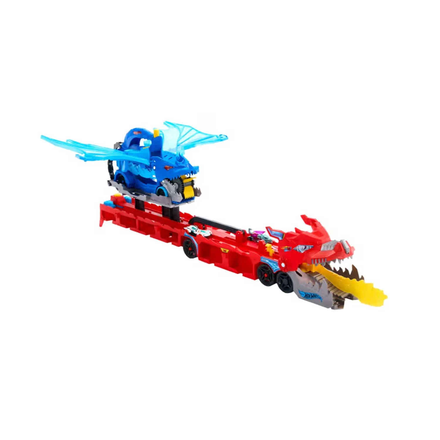 Mattel - Hot Wheels City Drago Trasportatore Trasformabile JBM72 - Image 6