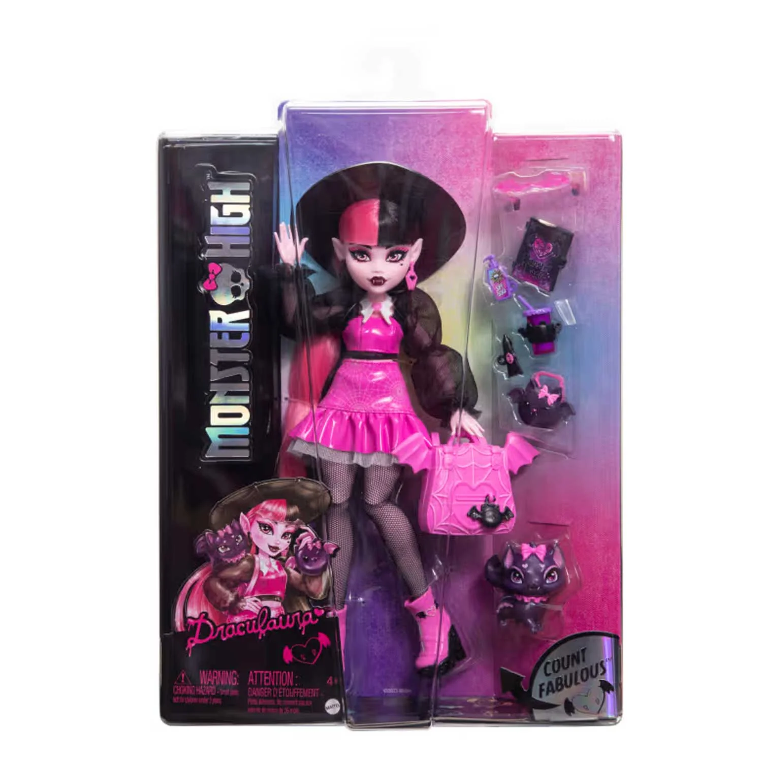 Mattel - Monster High Core Doll Draculaura HRP64 - Image 6