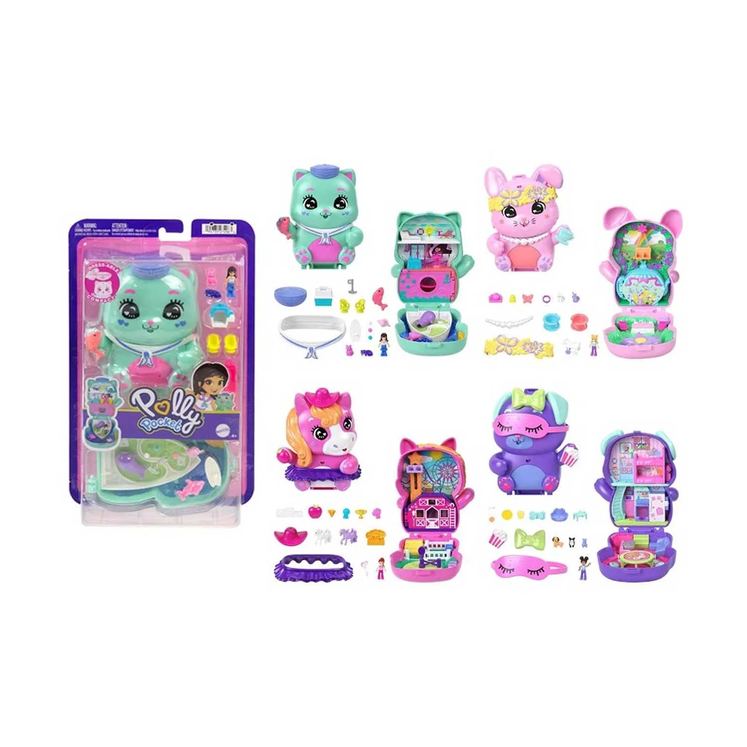 Mattel - Polly Pocket Playset Tascabili JGK23 - Image 2