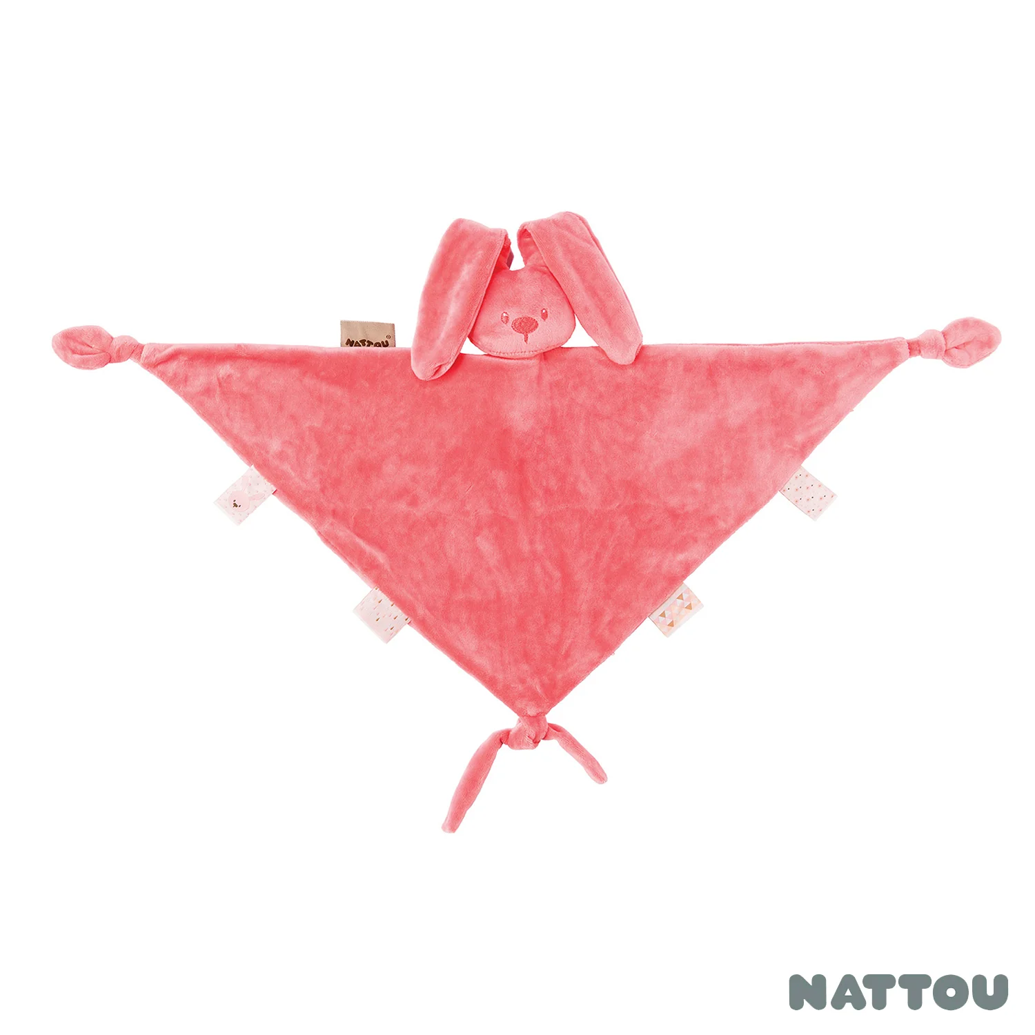 Nattou - Maxi Doudou corallo