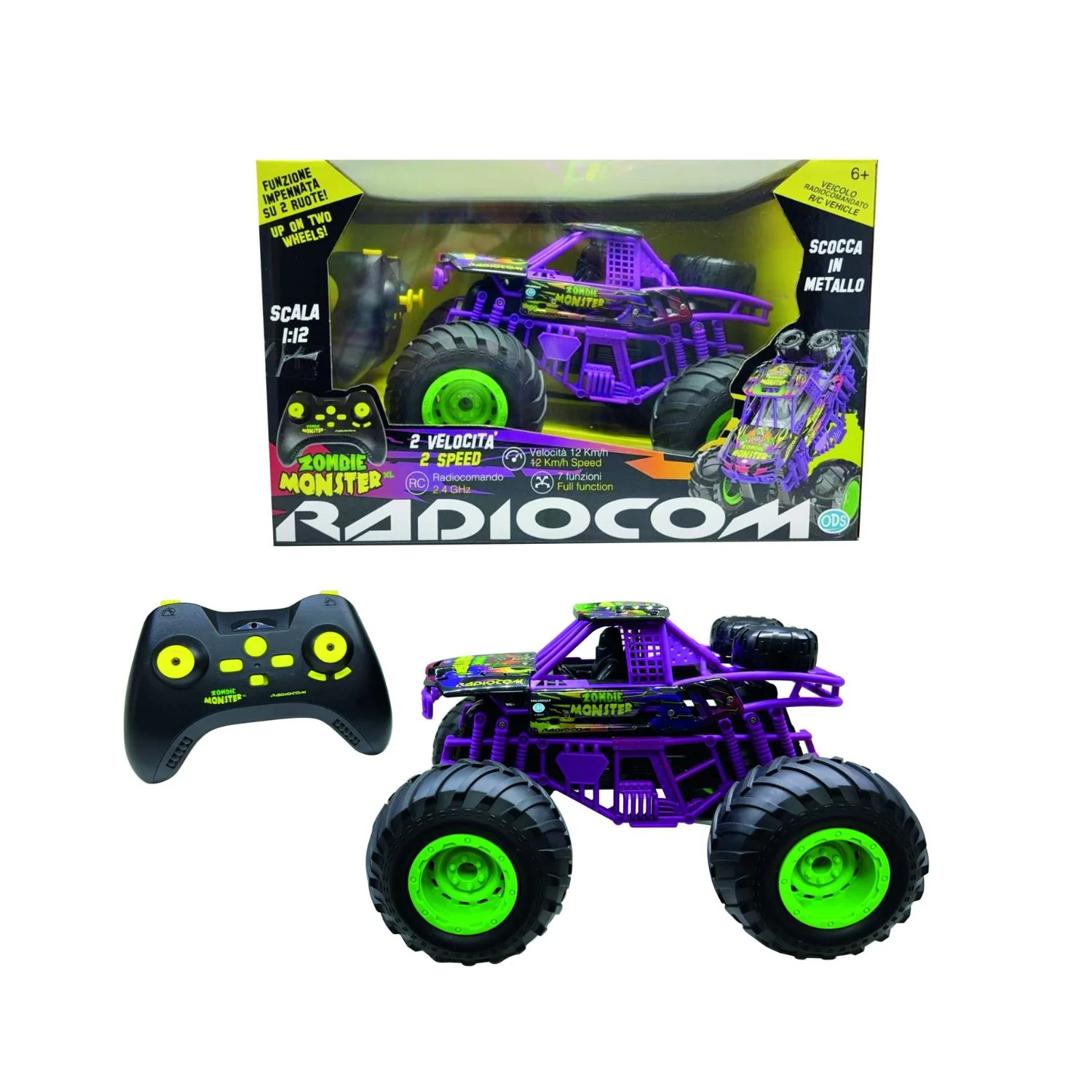 ODS - Auto Radiocomandata Radiocom Zombie Monster XL - Image 2