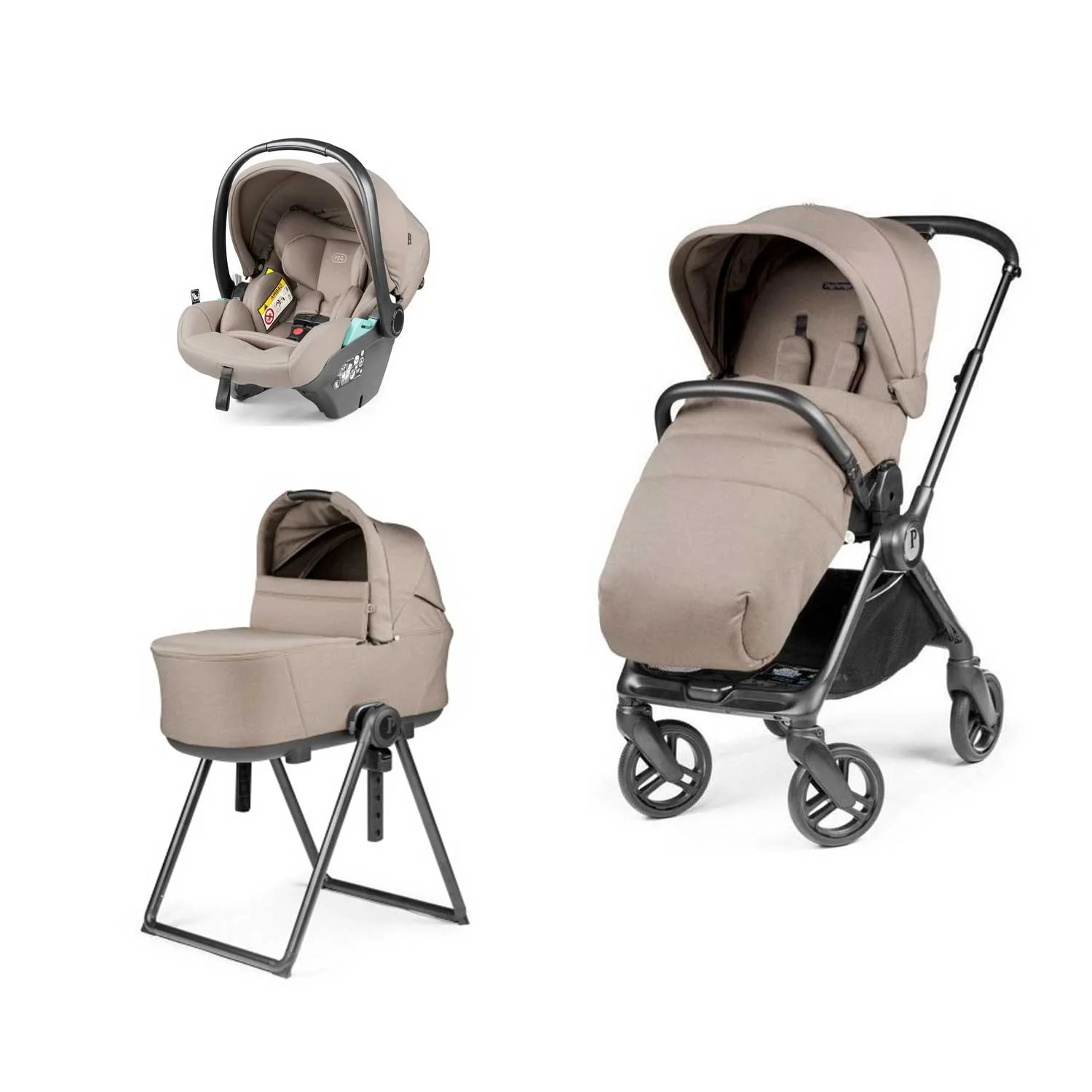 Peg Perego - Trio Switch + Culla Flex Con Seggiolino Auto Primo Viaggio Lounge Isize - Image 8