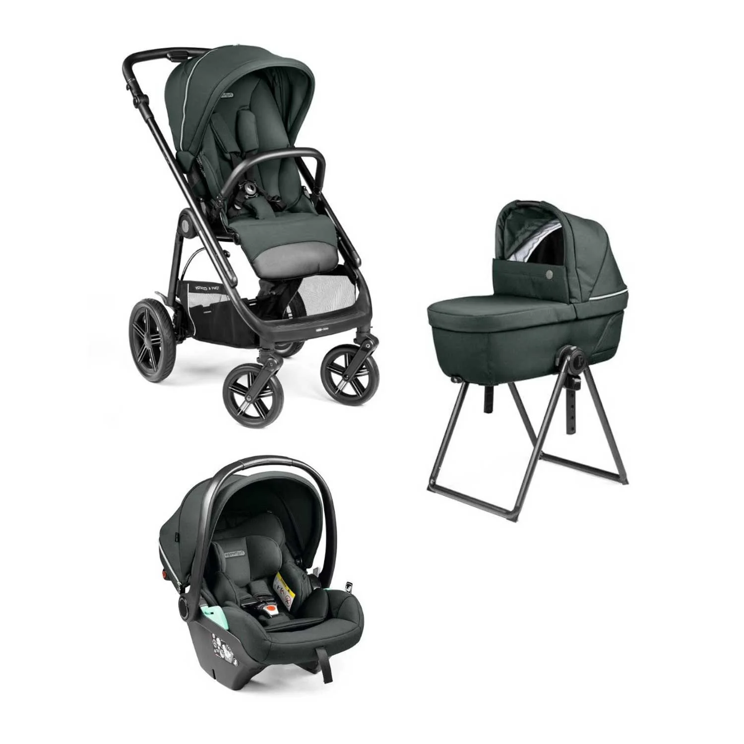 Peg Perego - Trio Veloce TC New Con Culla Belvedere + Primo Viaggio SLK R129 - Image 3