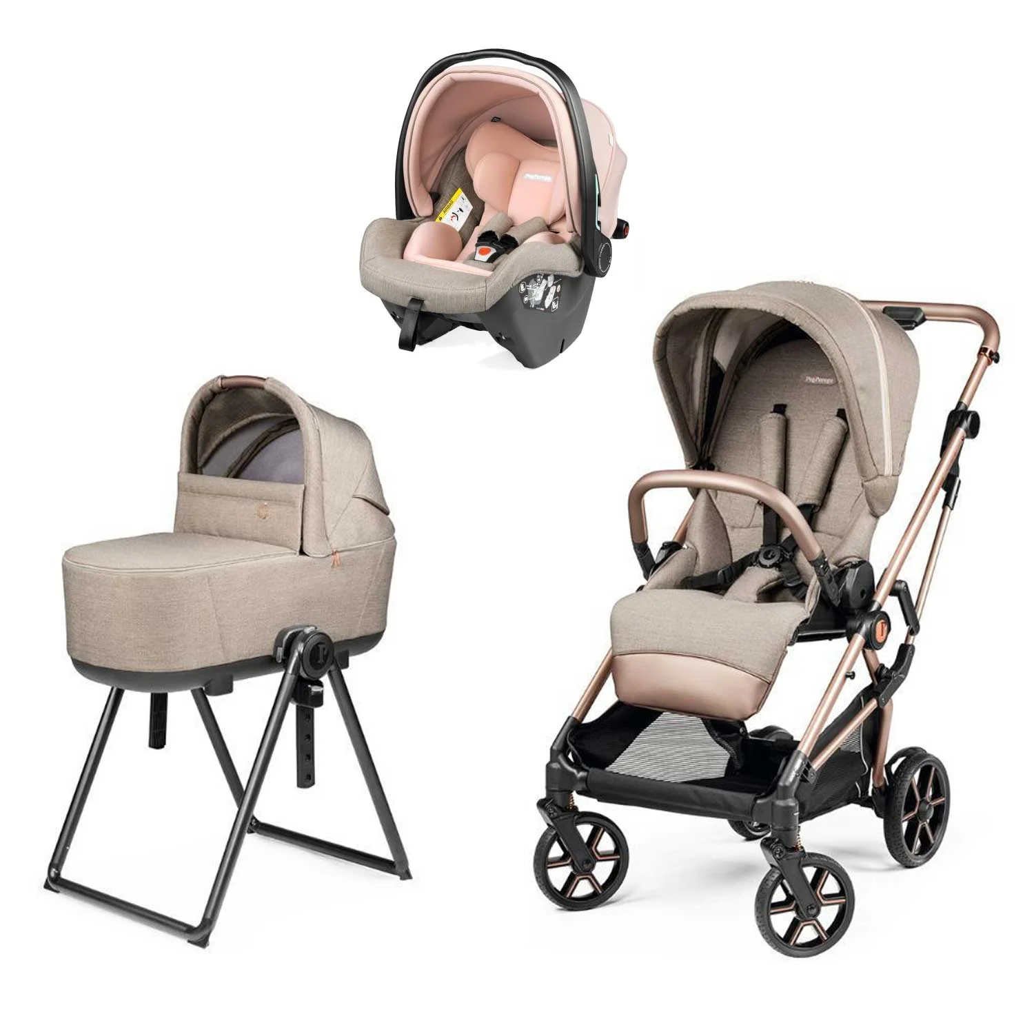Peg Perego - Trio Vivace New Con Navicella Belvedere + S.A. SLK Modular Isize - Image 16