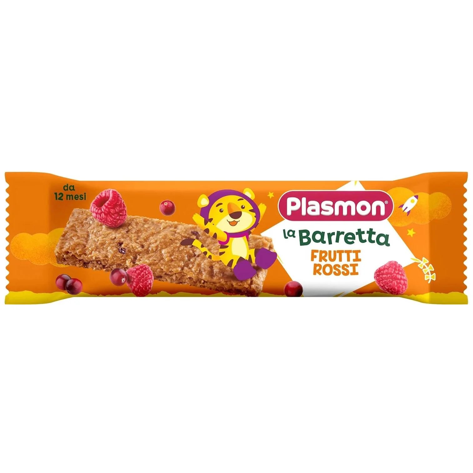 Plasmon - Barretta Mela Lampone Cranberry: Confezione 20 gr