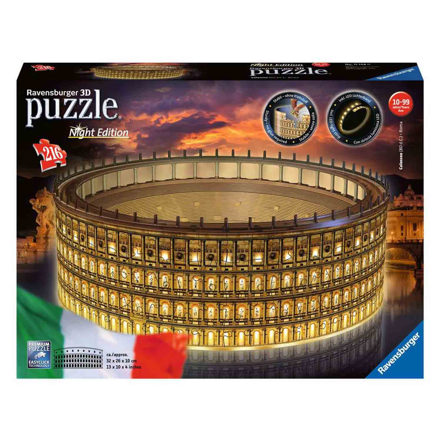 Ravensburger - 3D Puzzle 216 PZ Simboli e Monumenti - Image 6