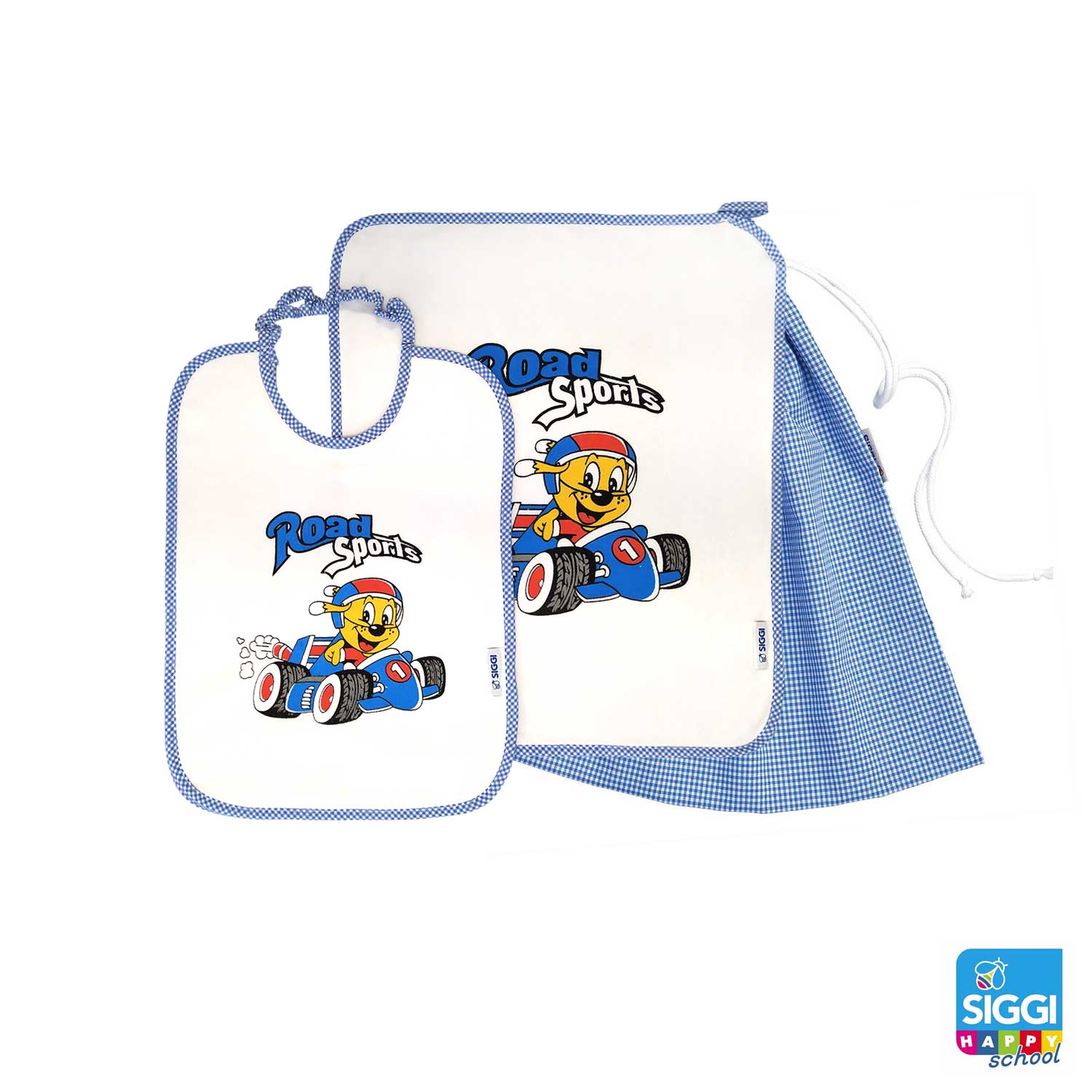 Siggi - Set Asilo Bimbo 3pz Asciugamano Sacchetta Bavaglino - Image 15
